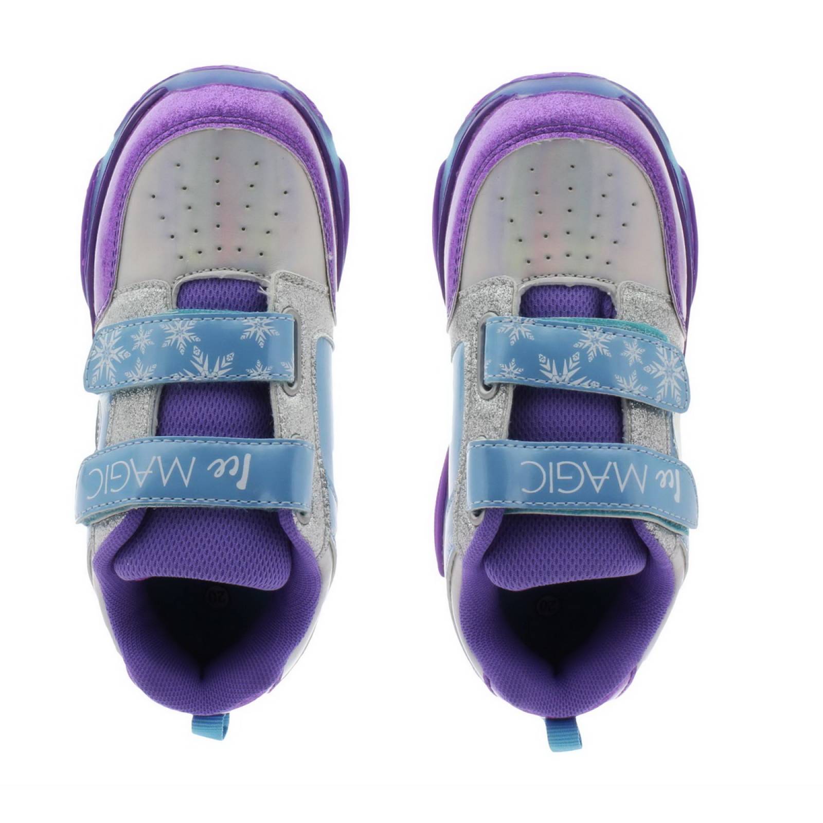 Tenis Patin Disney Frozen Ana Y Elsa Luces Led Para Niña