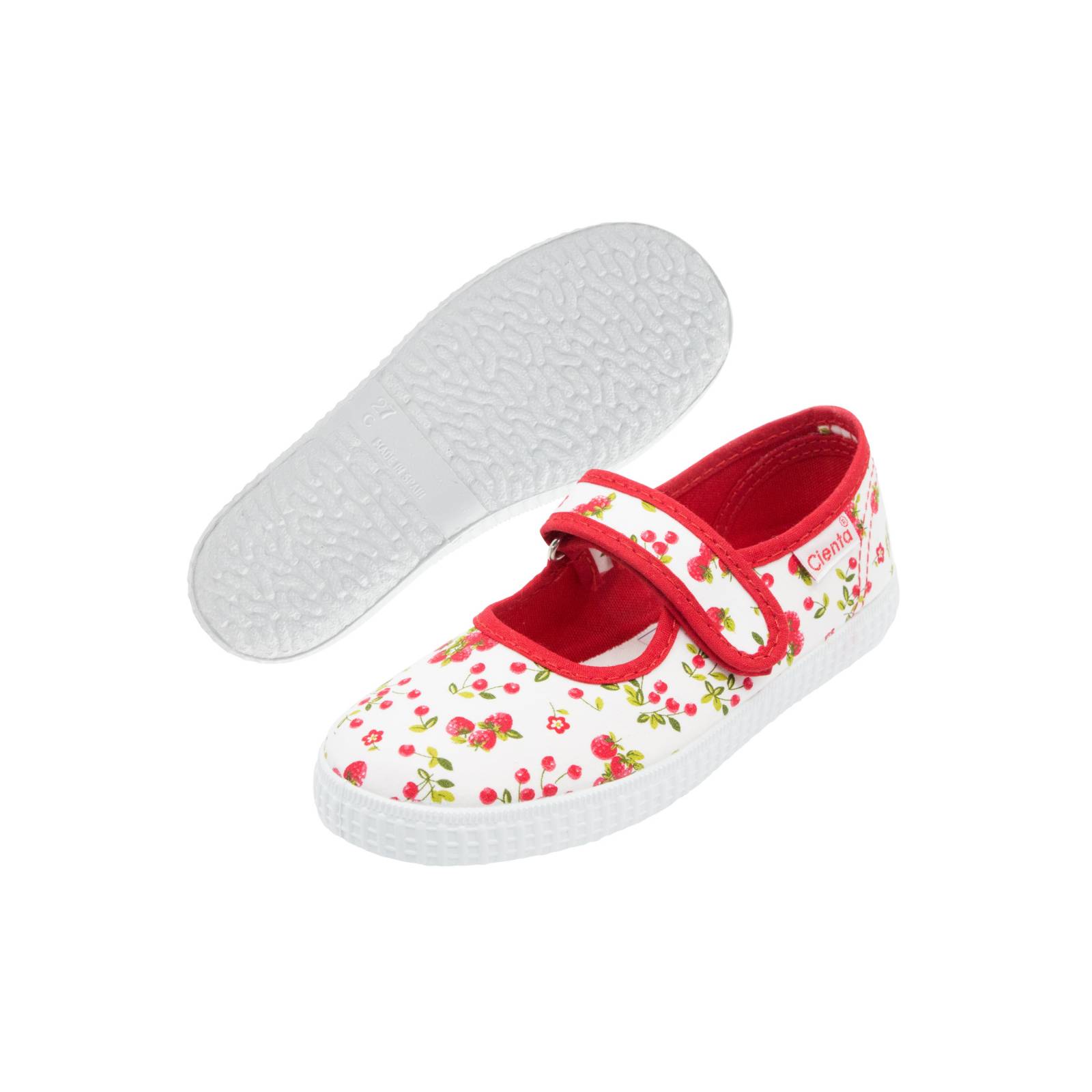 Tenis Mercedes Velcro Cherries Cienta