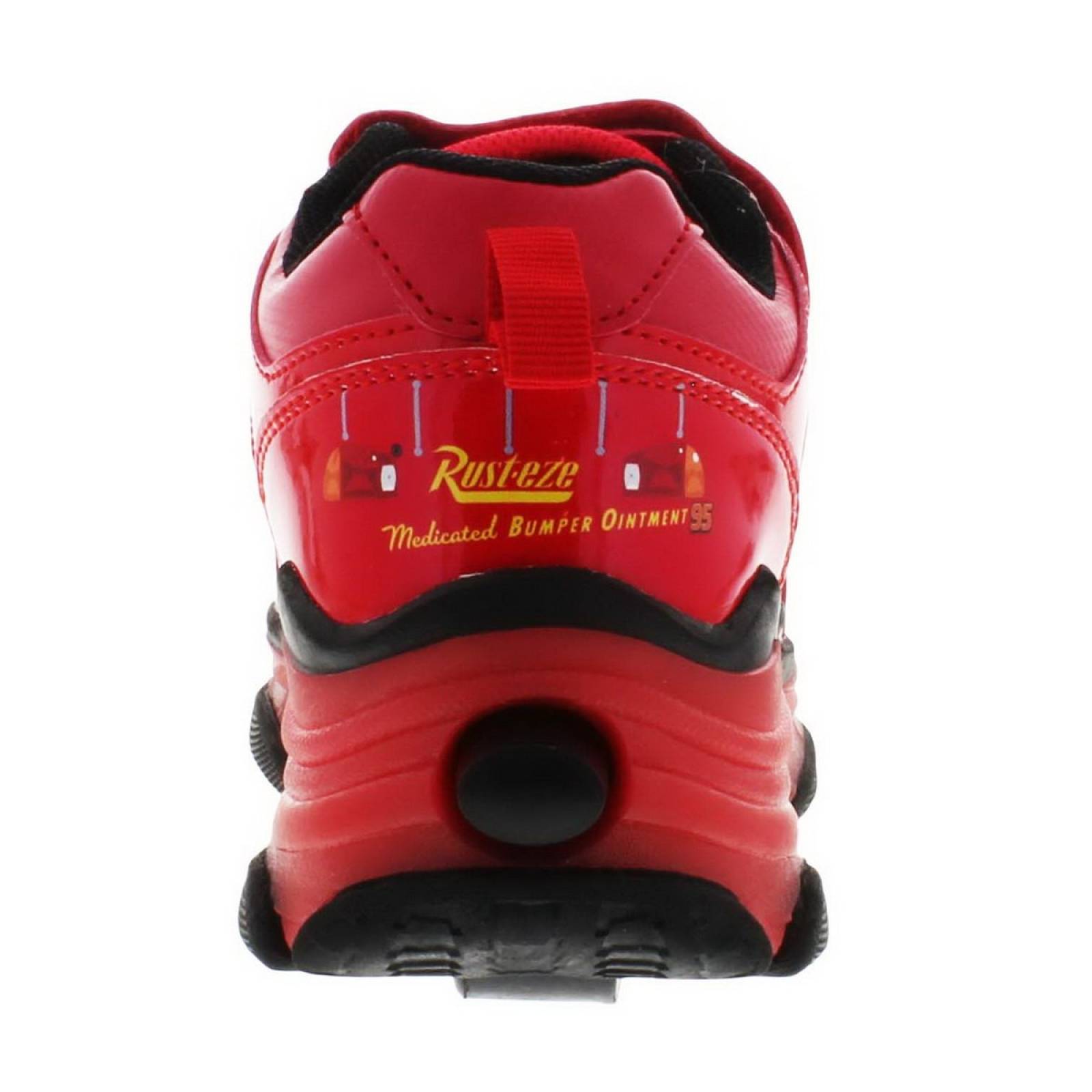 Tenis Patin Disney Pixar Cars Rayo Mcqueen Luces Led De Niño