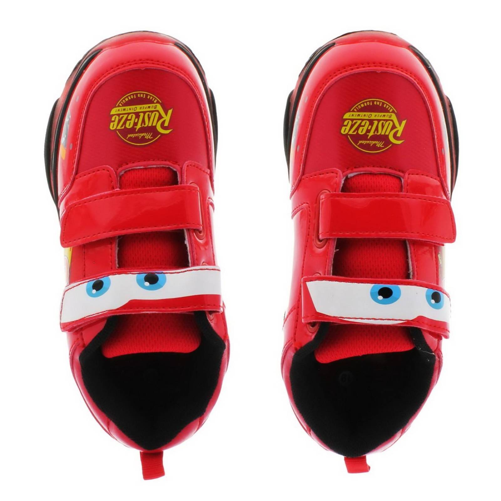 Tenis Patin Disney Pixar Cars Rayo Mcqueen Luces Led De Niño