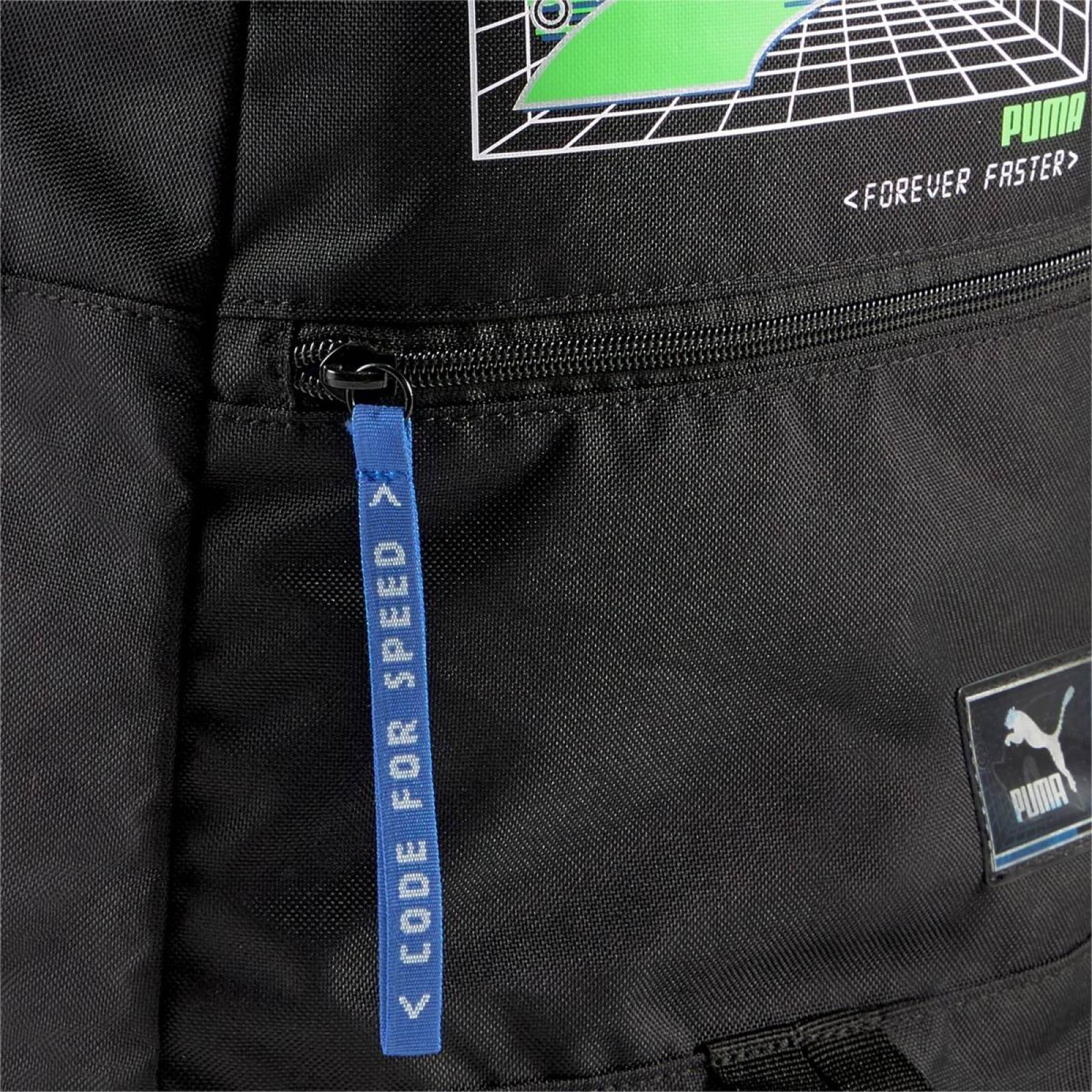 Mochila Puma X Sega Backpack Sonic Para Niño Niña