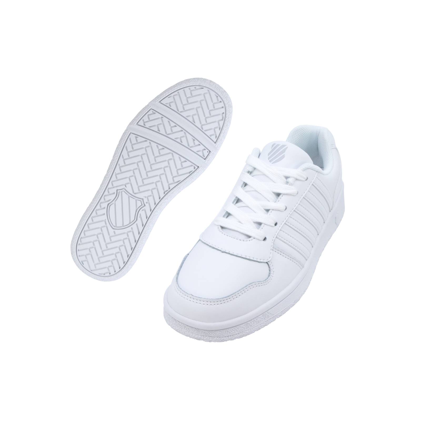 Tenis Escolar K-Swiss Mike De Piel Para Niño-Niña Deportivo