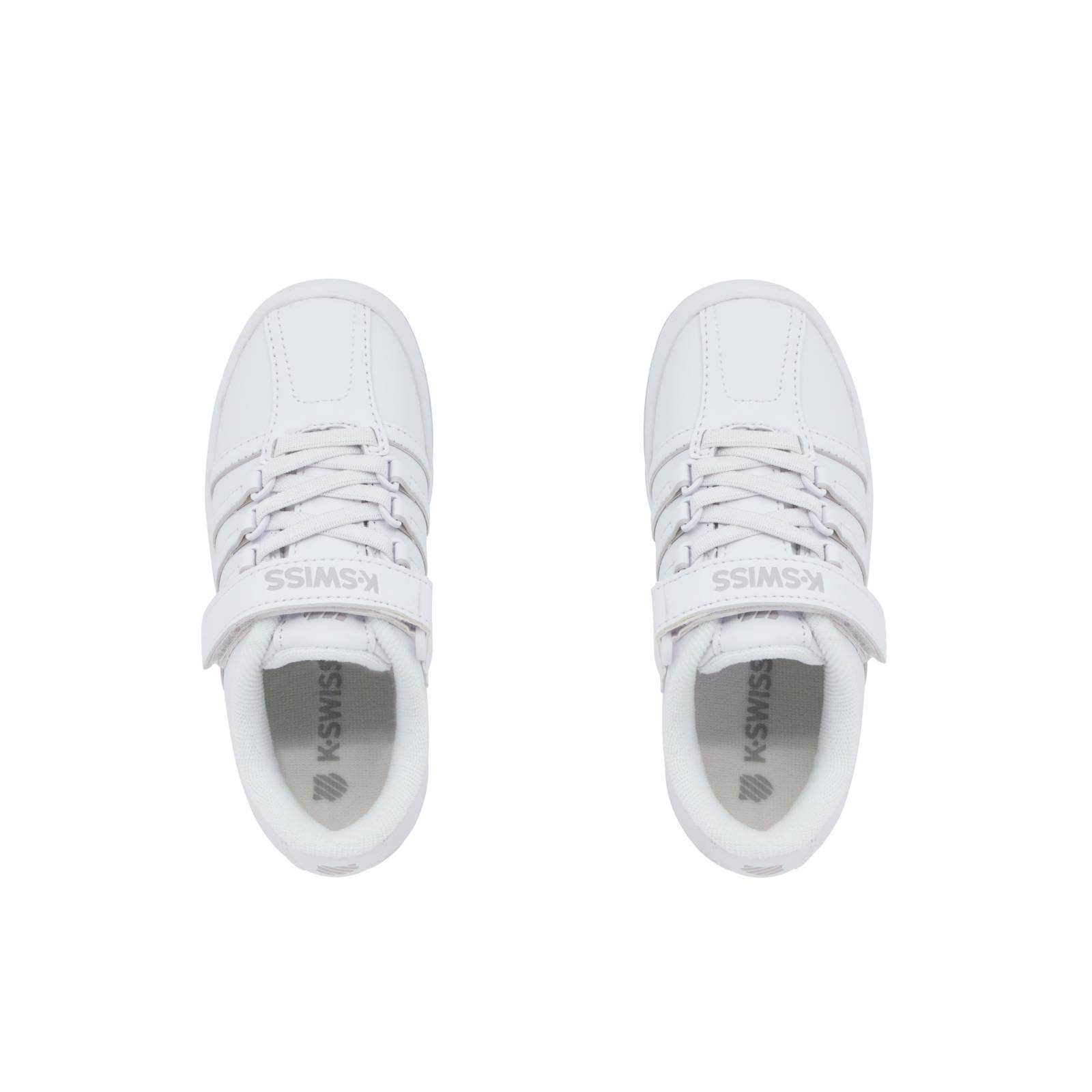 Tenis Escolar K-Swiss Ontare De Piel Para Niño/Niña  Velcro