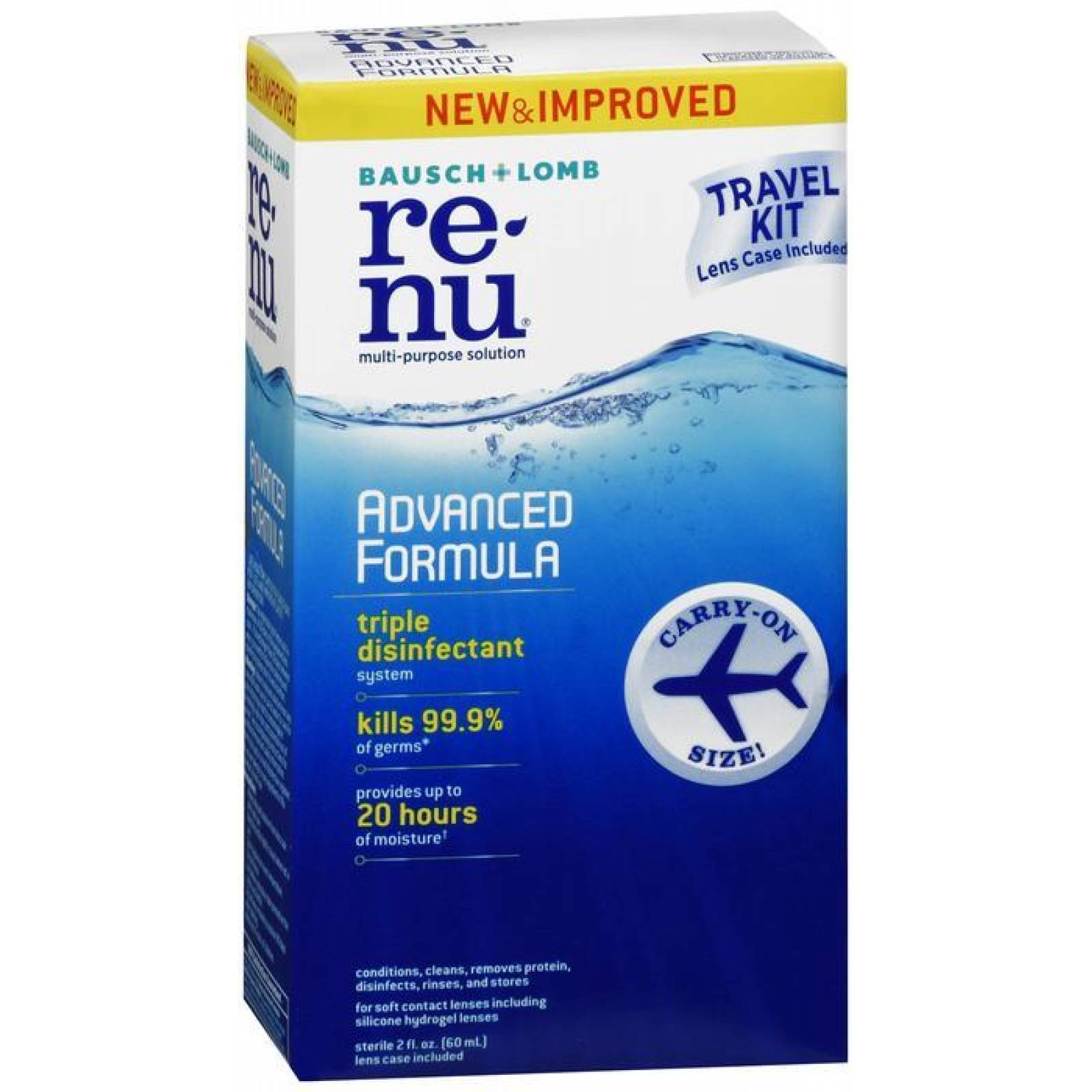 Kit de Viaje Renu Advanced - Solución Multipropósito - Estuche