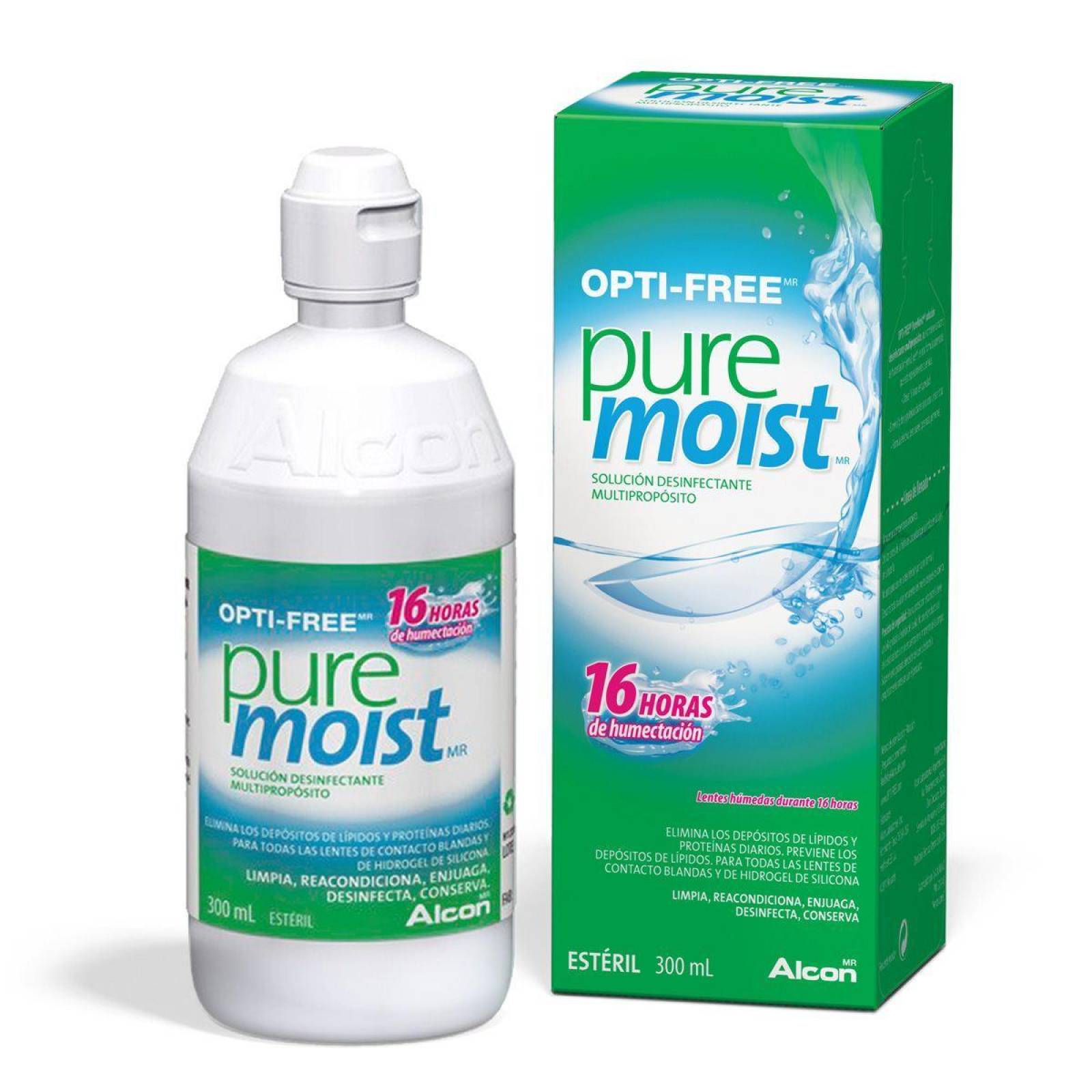 Opti-Free Puremoist - 300 ml Solución Multipropósito