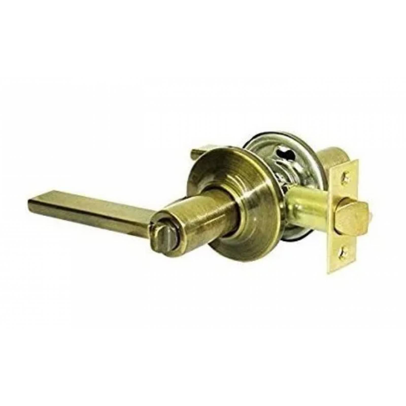 Cerradura de Manija para Baño Yale Valencia Latón Antiguo 