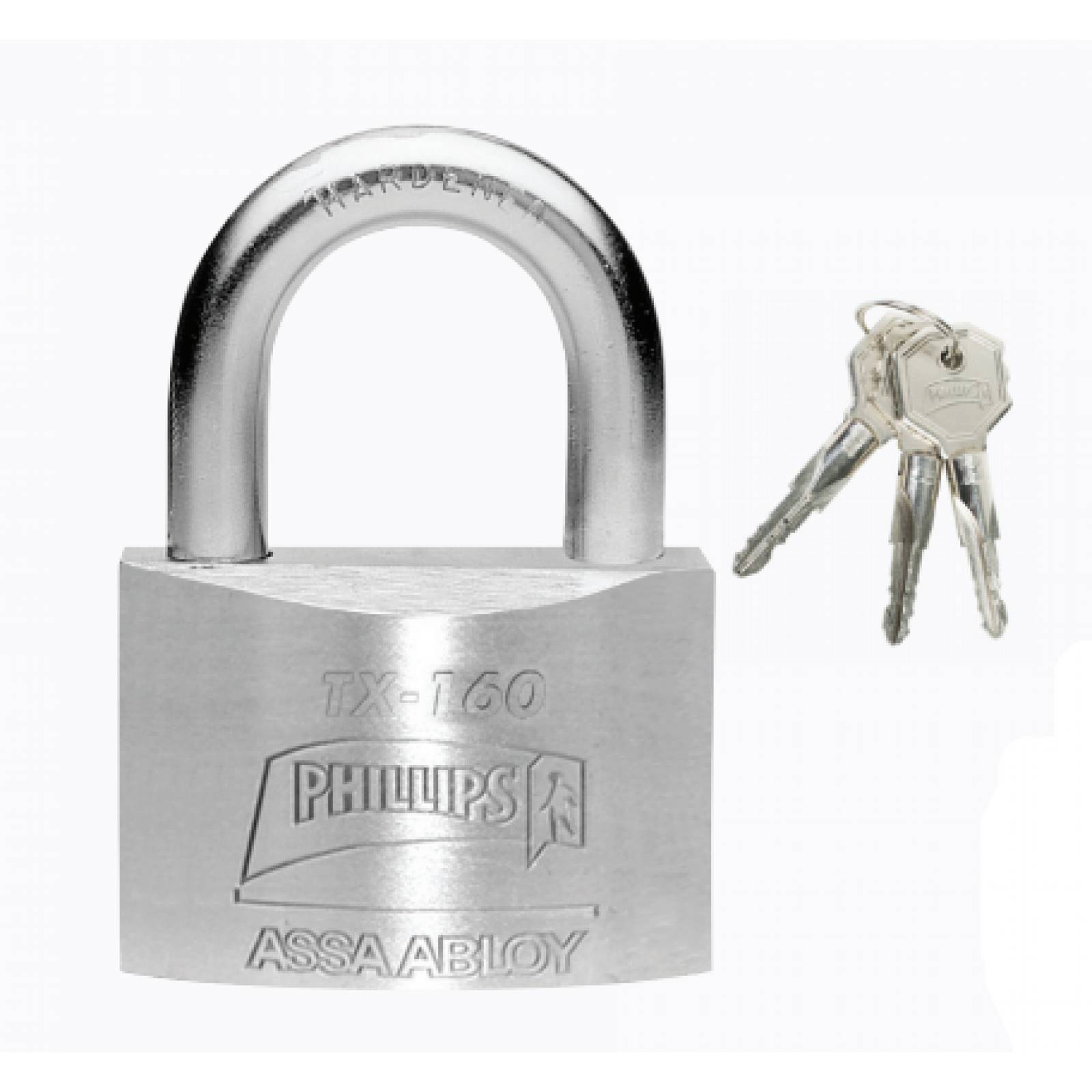 CANDADO METÁLICO 16 PERNOS 60 MM MOD. TX-160 LLAVE TETRA EXTRA SEGURIDAD 