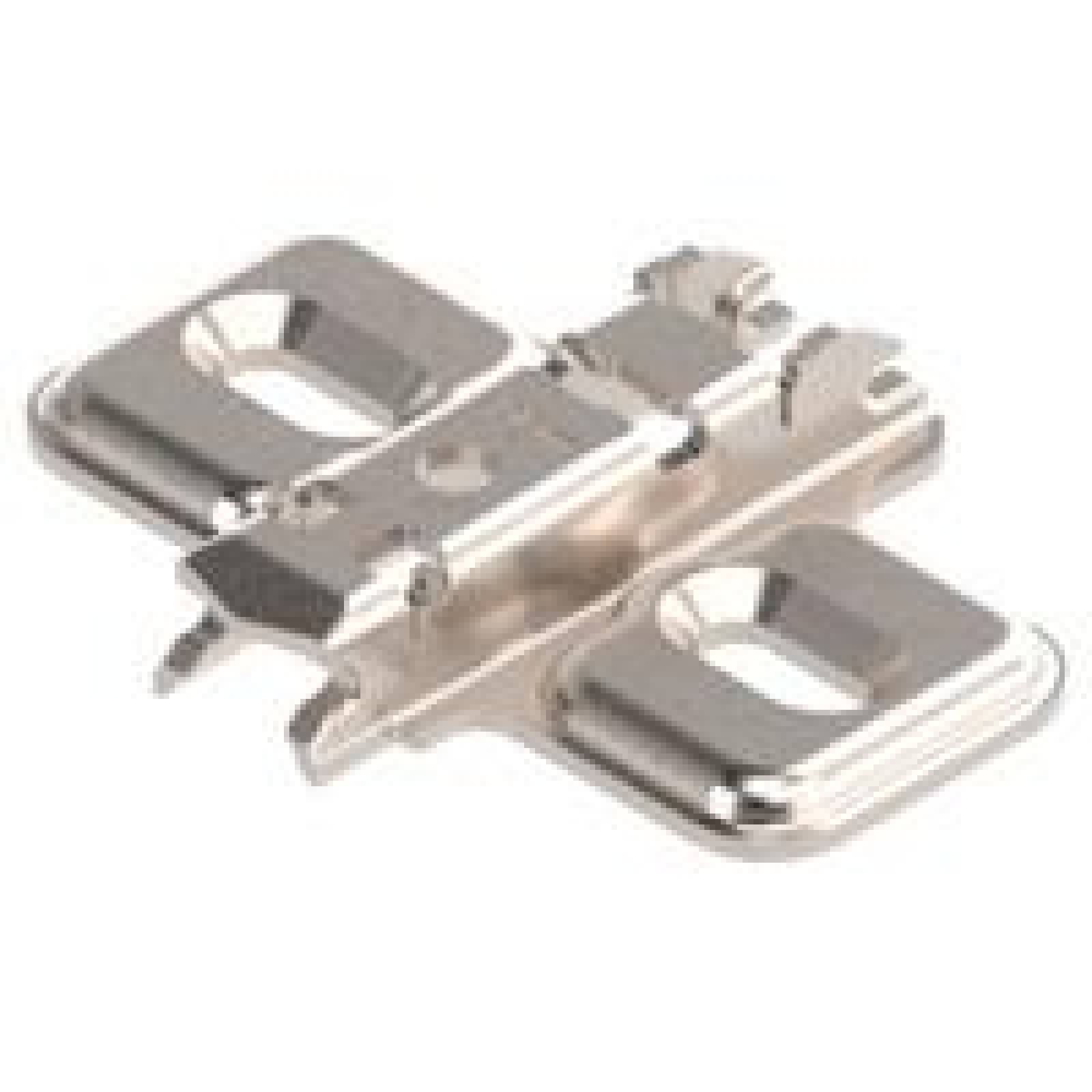 CLIP Base, en cruz, 0 mm, Acero, Tornillos, AA: Agujero coliso 