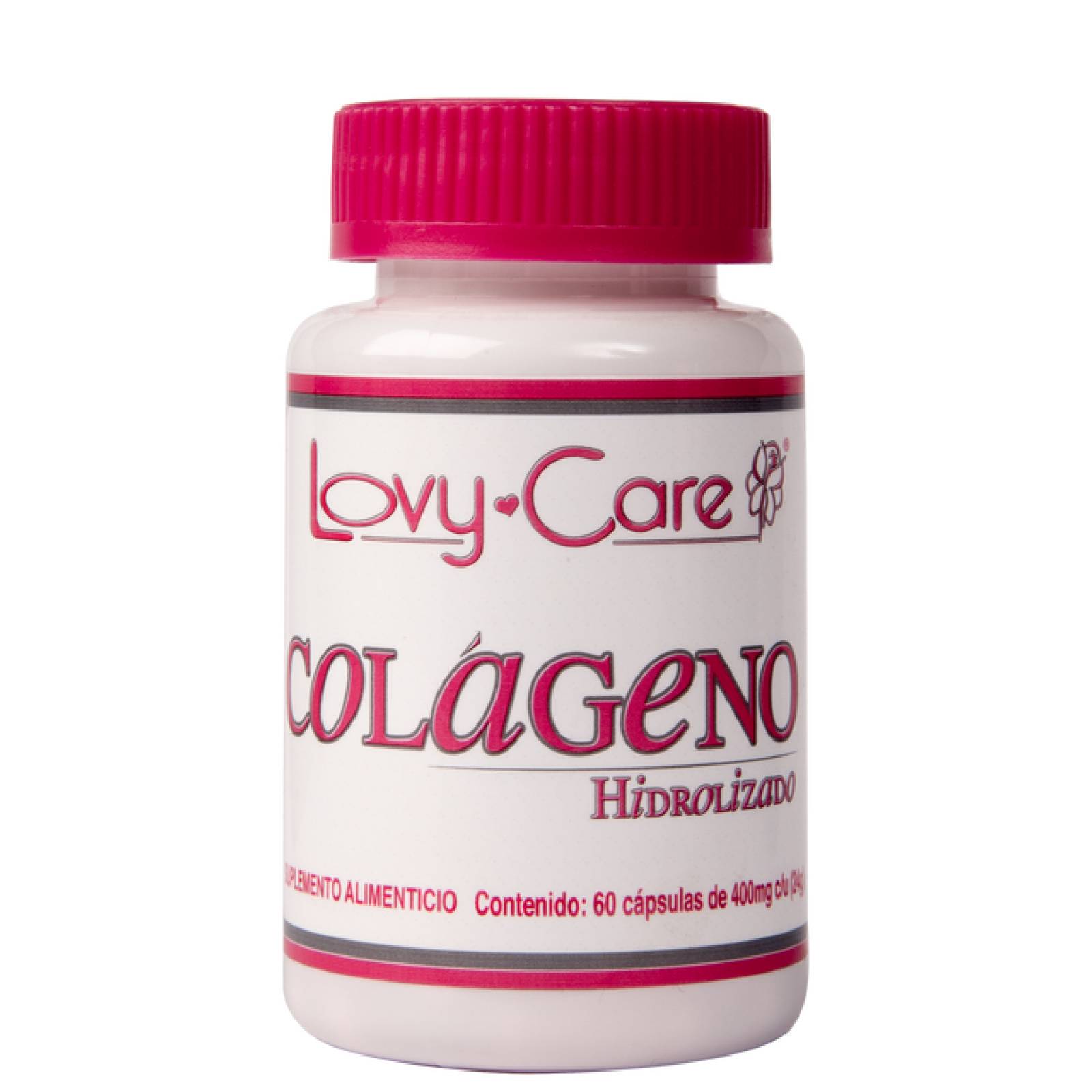 Suplemento Colágeno Hidrolizado Lovycare 100 caps 40g