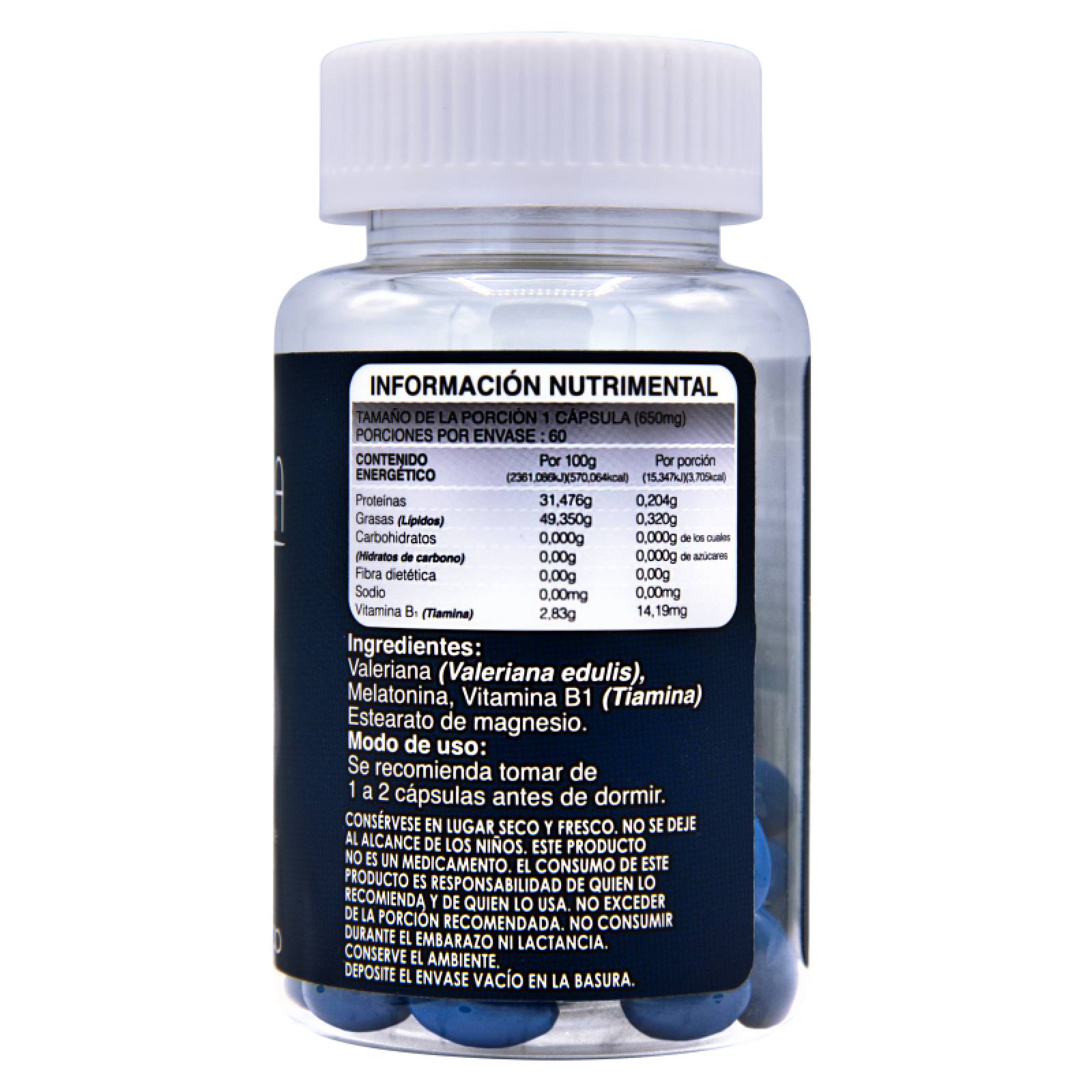 Duo Pack  MELATONINA 60 cápsulas c/u BDM-LAB