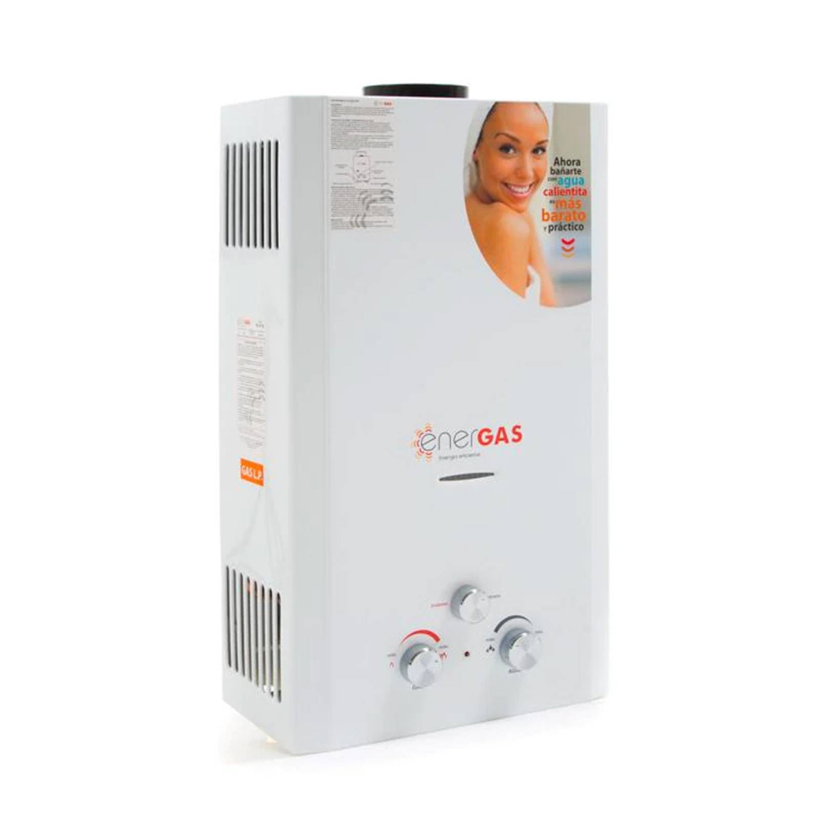 CALENTADOR DE AGUA INSTANTANEO ENERSUN 6LTS MIN GAS LP