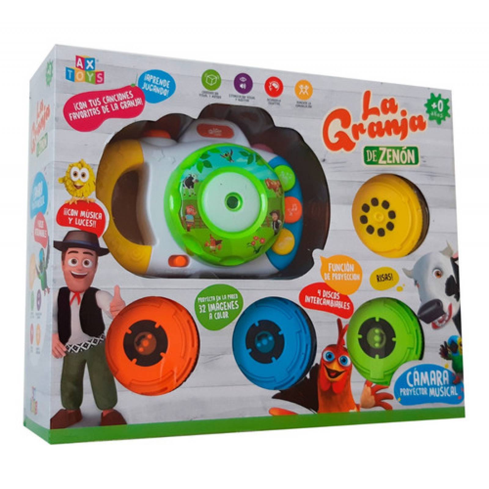 La granja de Zenon Interactive Smart Pad con preguntas, canciones y muchos  sonidos de El Reino Infantil