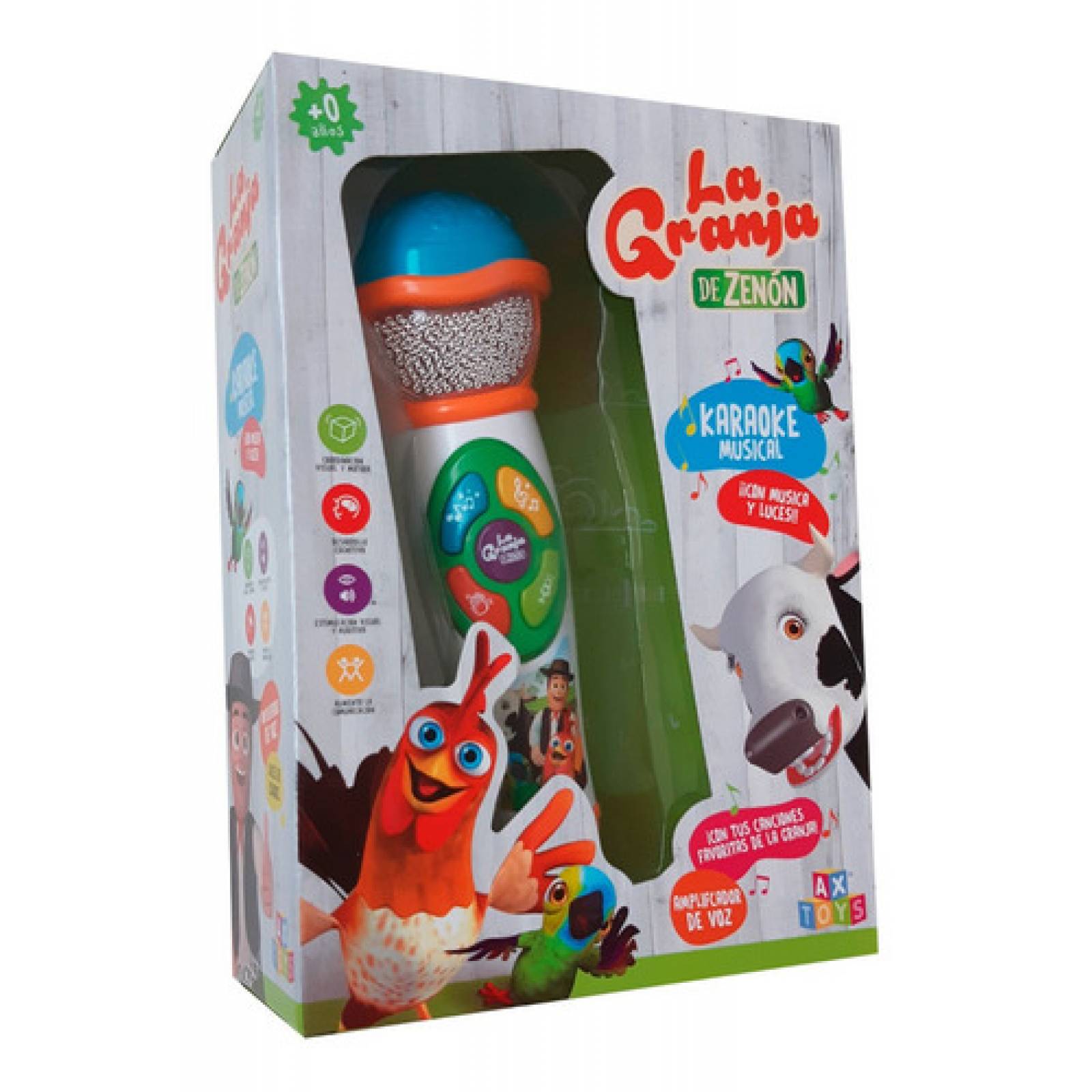 Micrófono Con Luces La Granja De Zenon El Reino Infantil