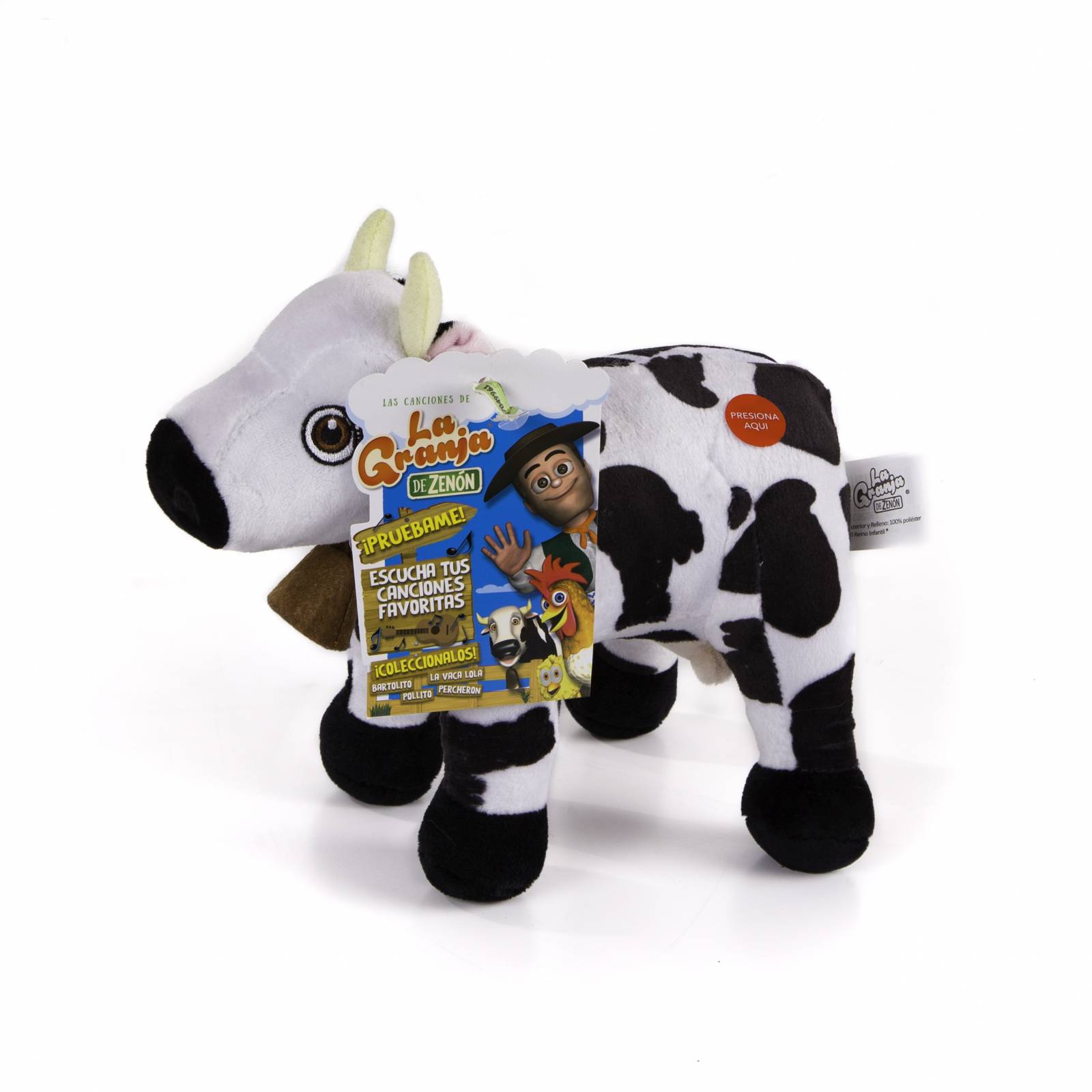 Vaca Lola Peluche 20 Cm La Granja De Zenon (sin Música)
