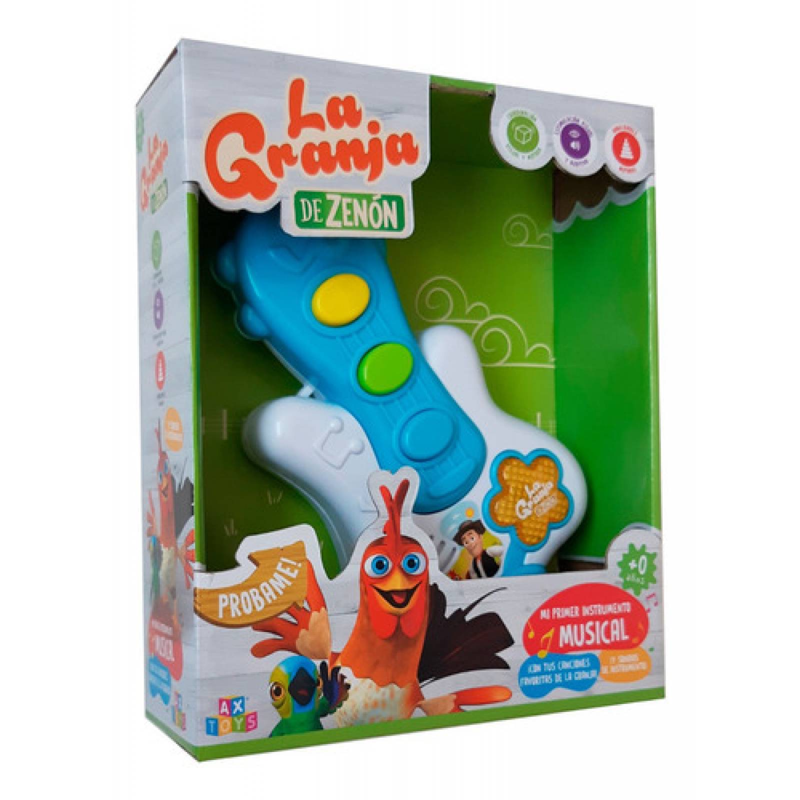 Combo de Mi primer instrumento musical x2 Guitarra y Bateria La Granja de Zenón