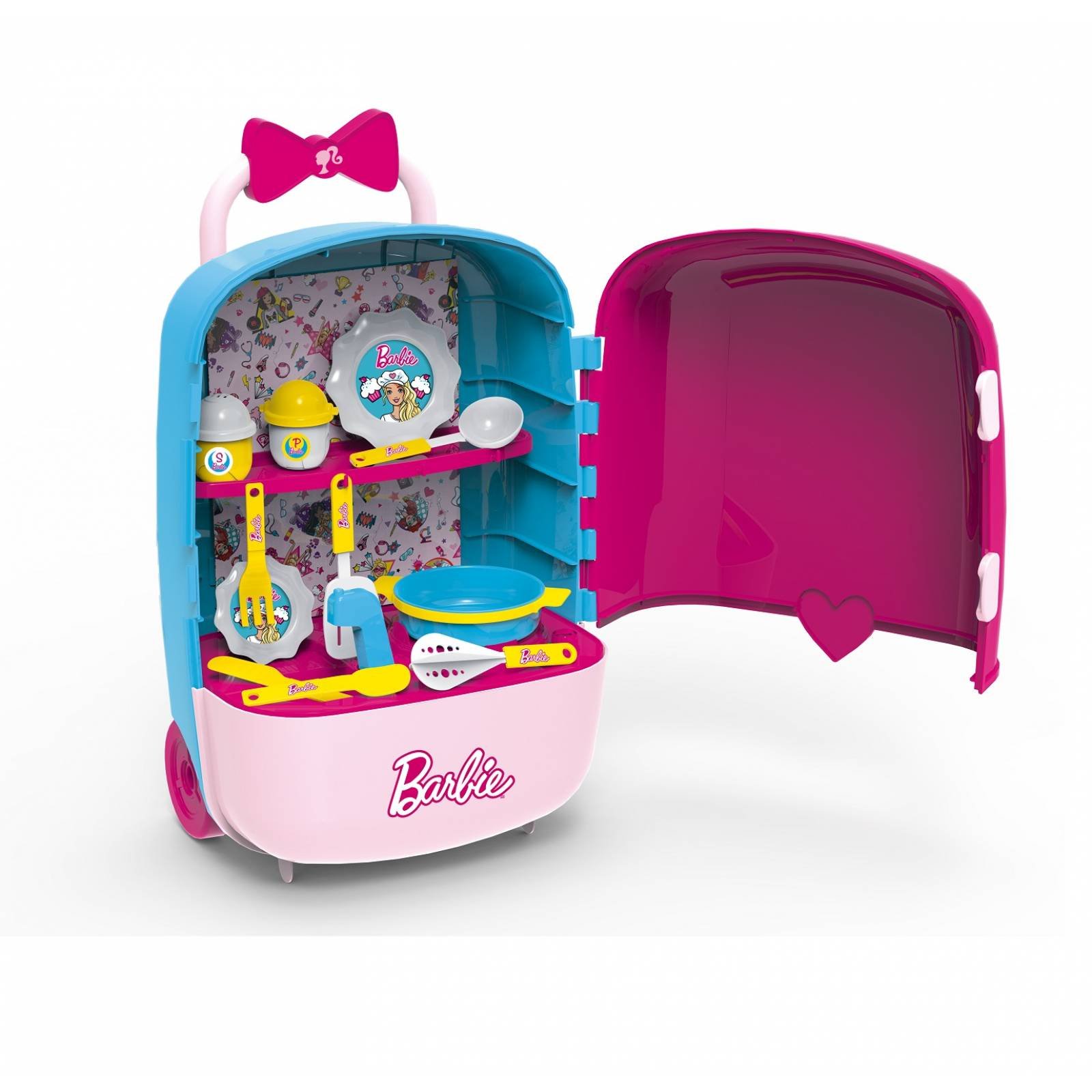 Barbie Juego de cocina con carrito Mega Case 2 en 1 Bildo
