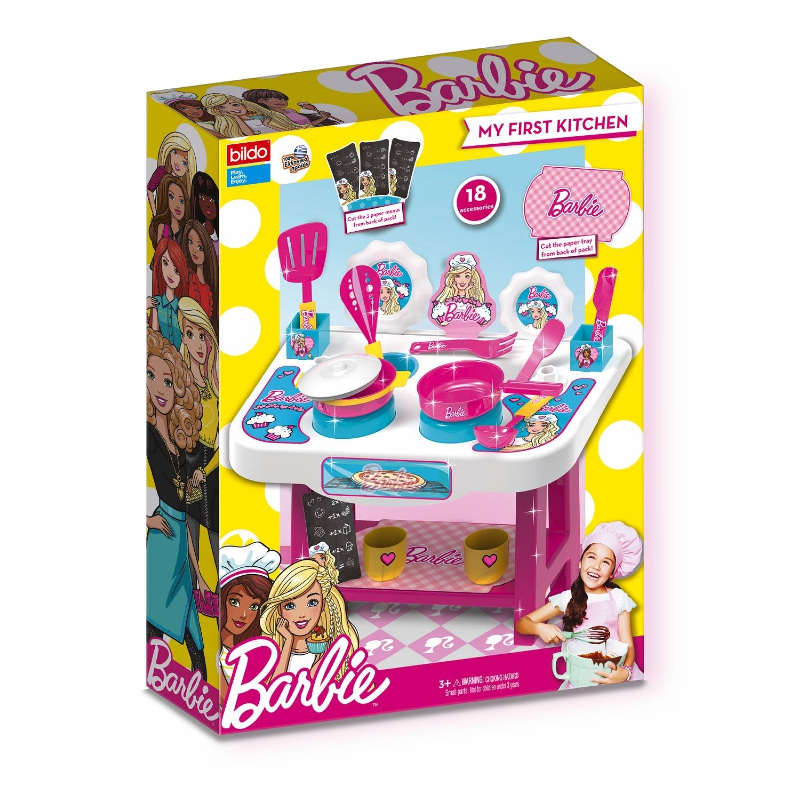 Barbie Mi primera Cocina Multicolor Bildo