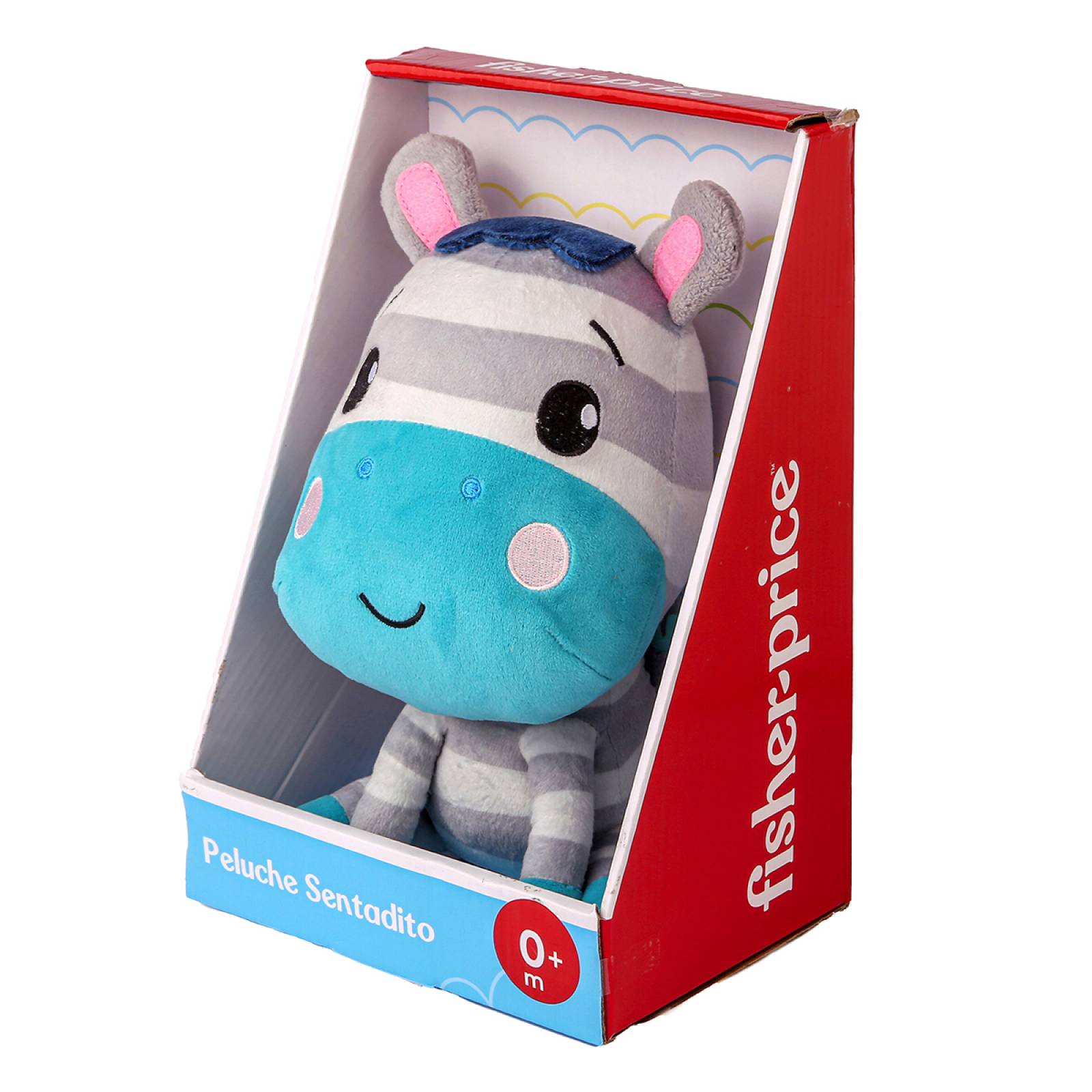 Fisher Price Peluche Sentadito Cebra de 20 cm super suaves Ax Toys
