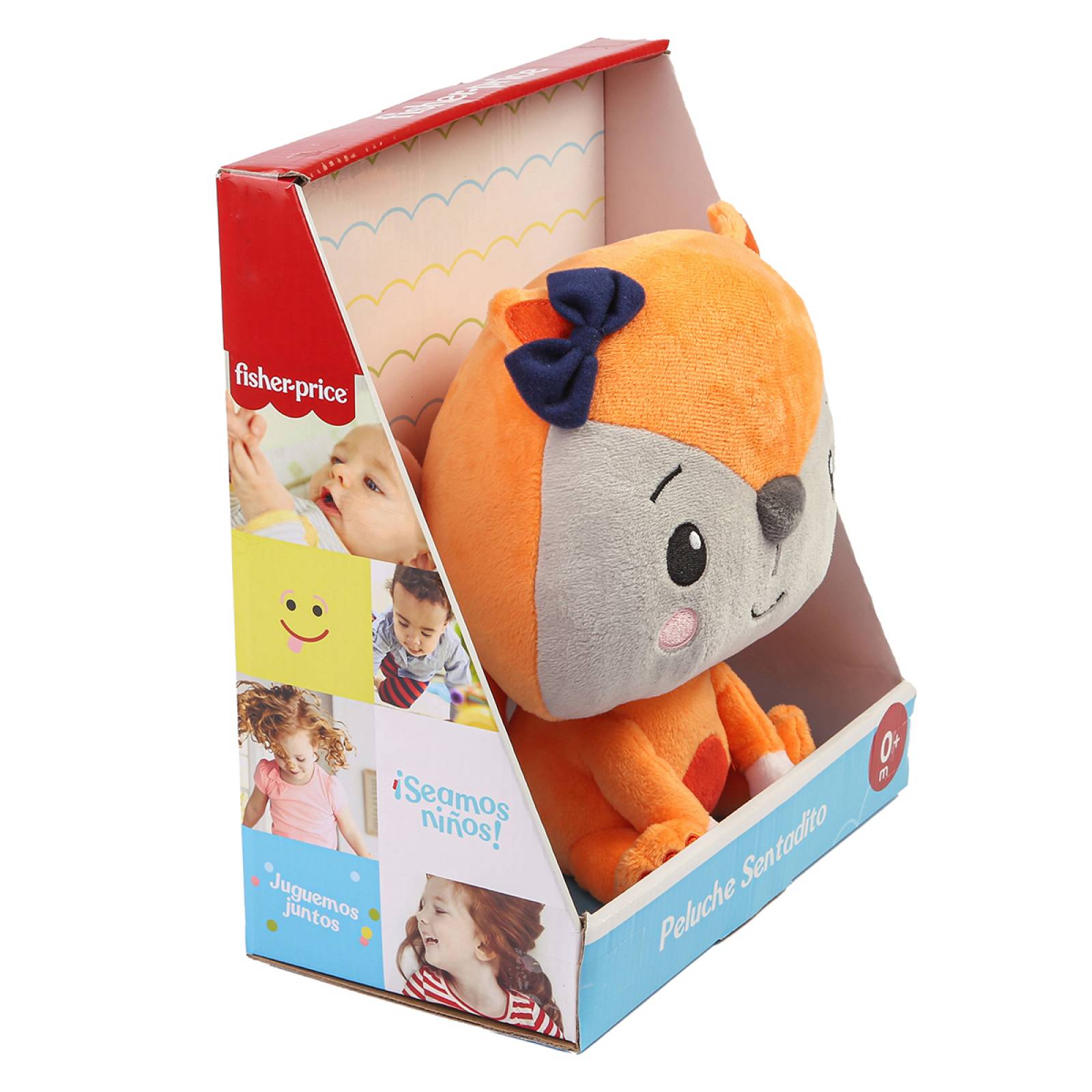 Fisher Price Peluche Sentadito Zorro de 20 cm super suaves Ax Toys