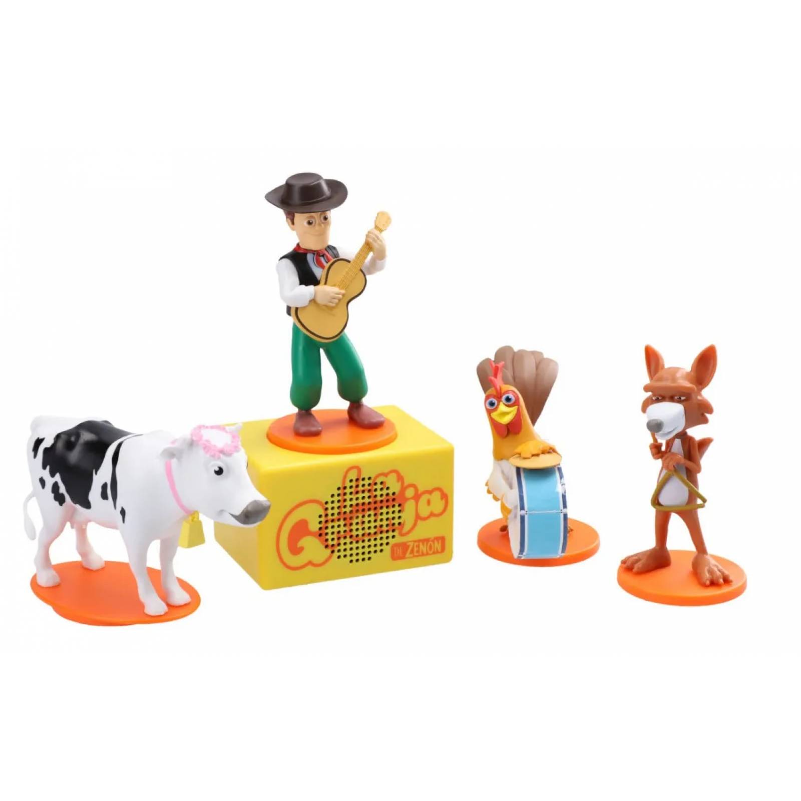 La Granja de Zenón Audiolibro Altavoz con figuras y 4 libros El Reino Infantil