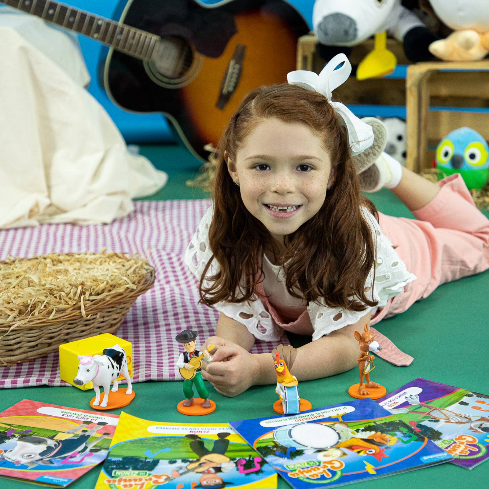 La Granja de Zenón Audiolibro Altavoz con figuras y 4 libros El Reino Infantil