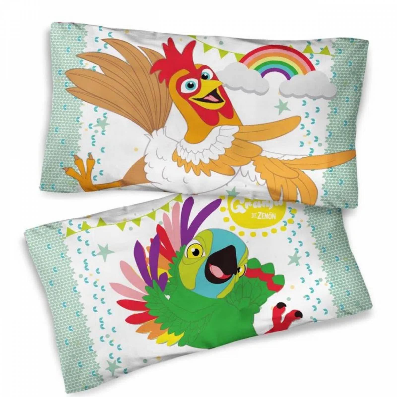 La Granja de Zenón Juego de cama Sabana Infantil 1 plaza y 1 2 Piñata