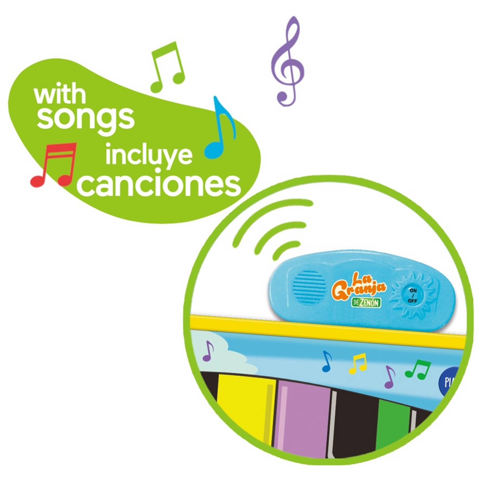 La Granja de Zenón Alfombra Musical con canciones El Reino Infantil