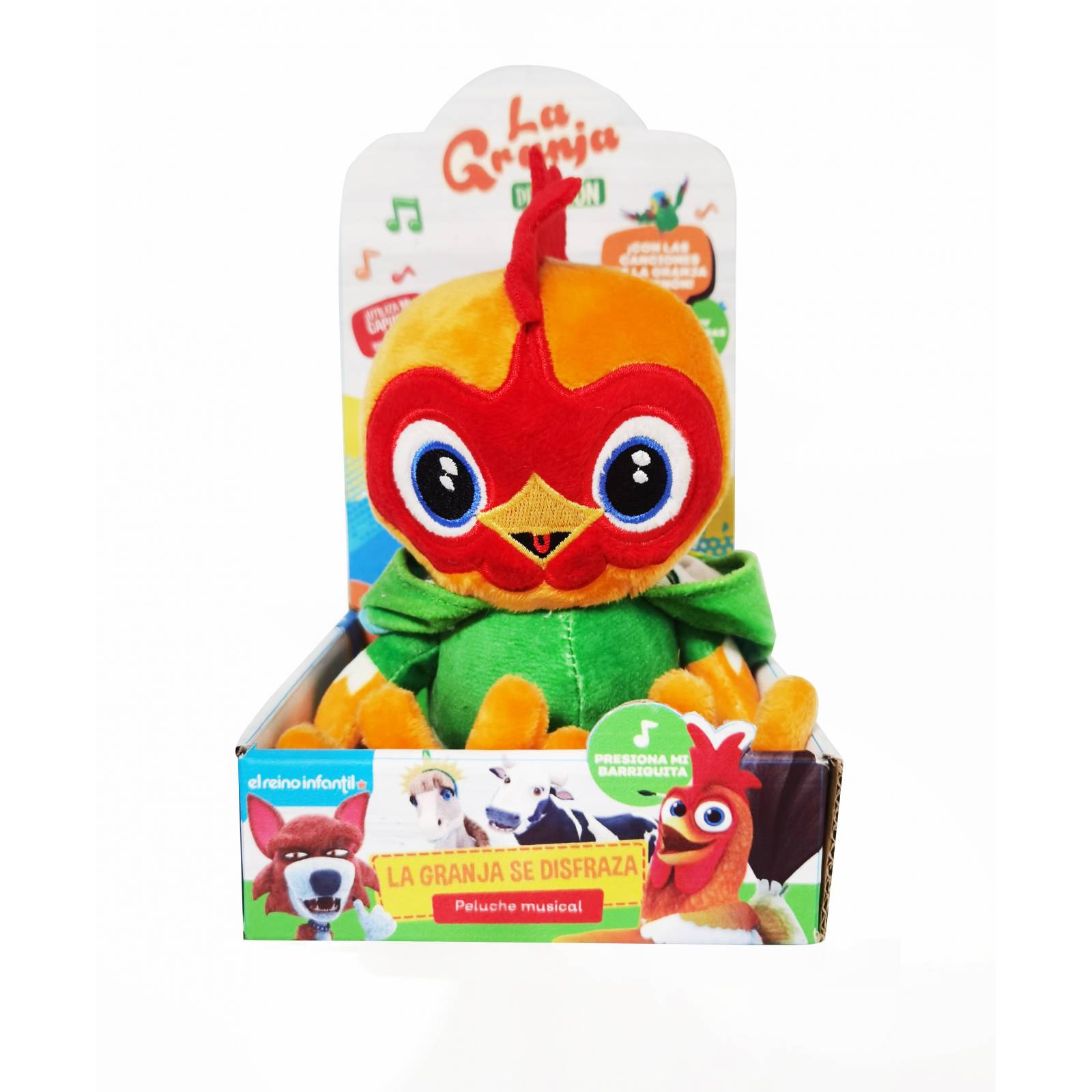 Bartolito Disfrazado Peluche Musical 15cm La Granja De Zenón