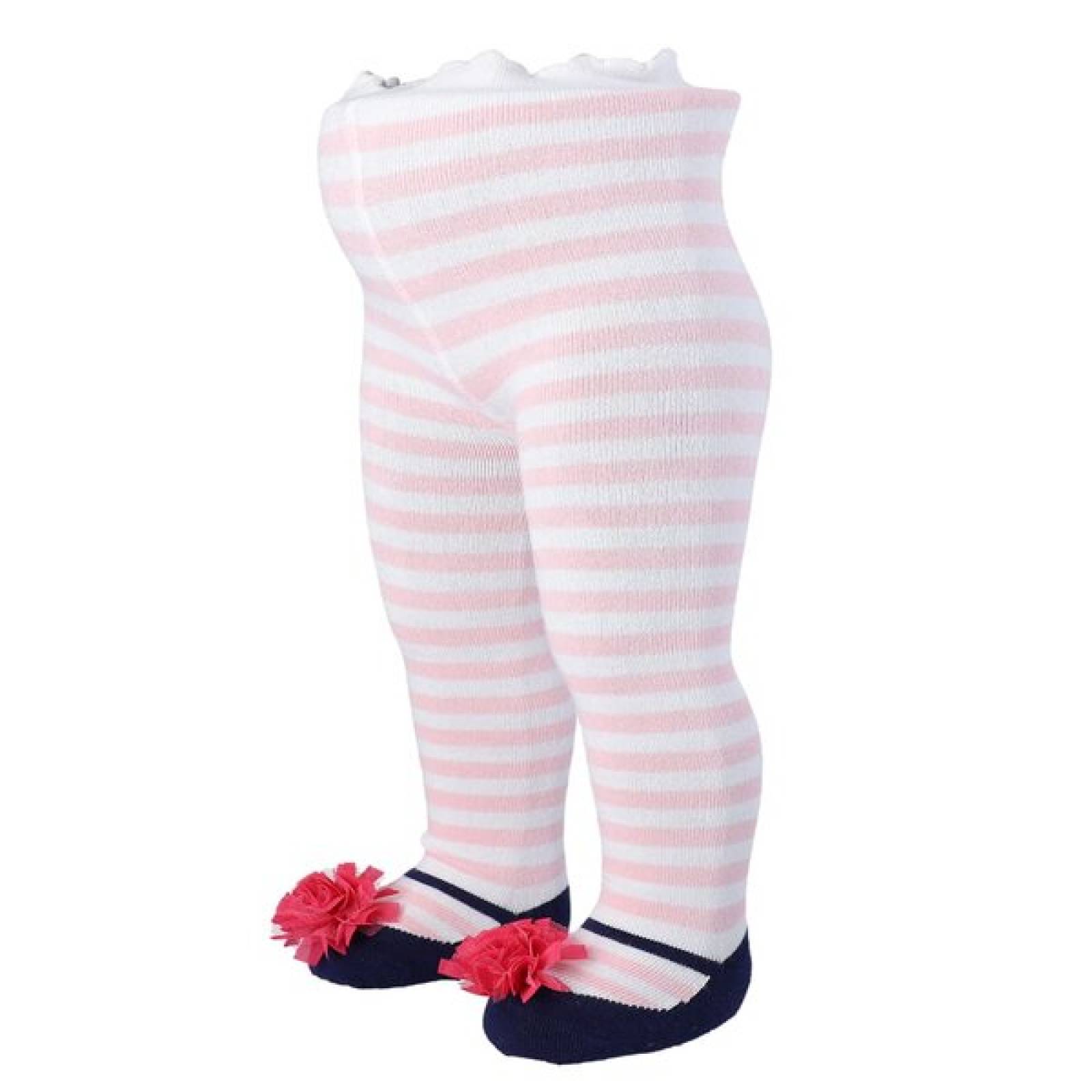 MALLA ROSA COMBINADA A RAYAS BABY ROOM