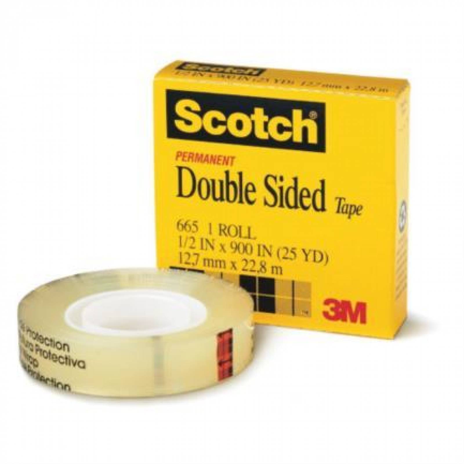 3M Cinta Scotch 3M Doble Cara 0.12x33m Caja 