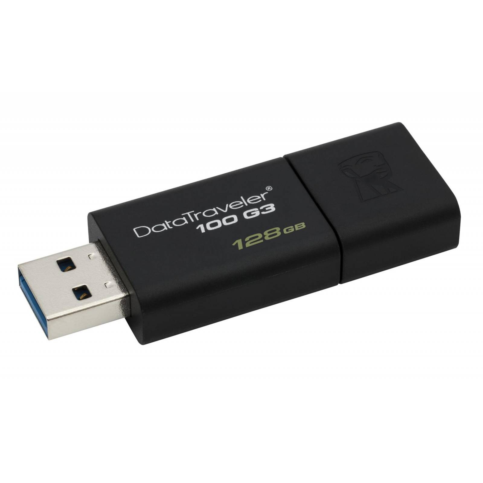 Kingston Technology DataTraveler 100 G3 unidad flash USB 128 GB USB tipo A 3.2 Gen 1 (3.1 Gen 1) Neg 