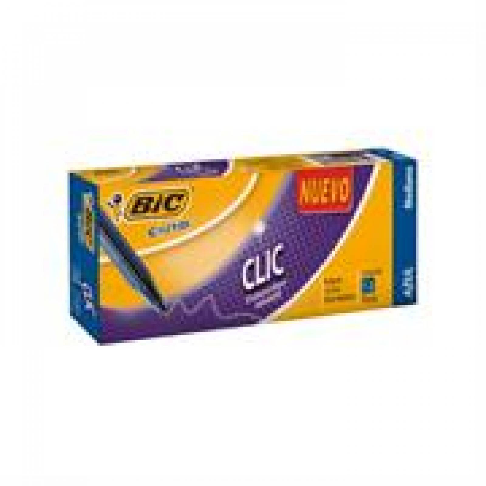 BIC BOLIGRAFO BIC CRISTAL CLIC AZUL RETRACTIL 1.0 C/12 