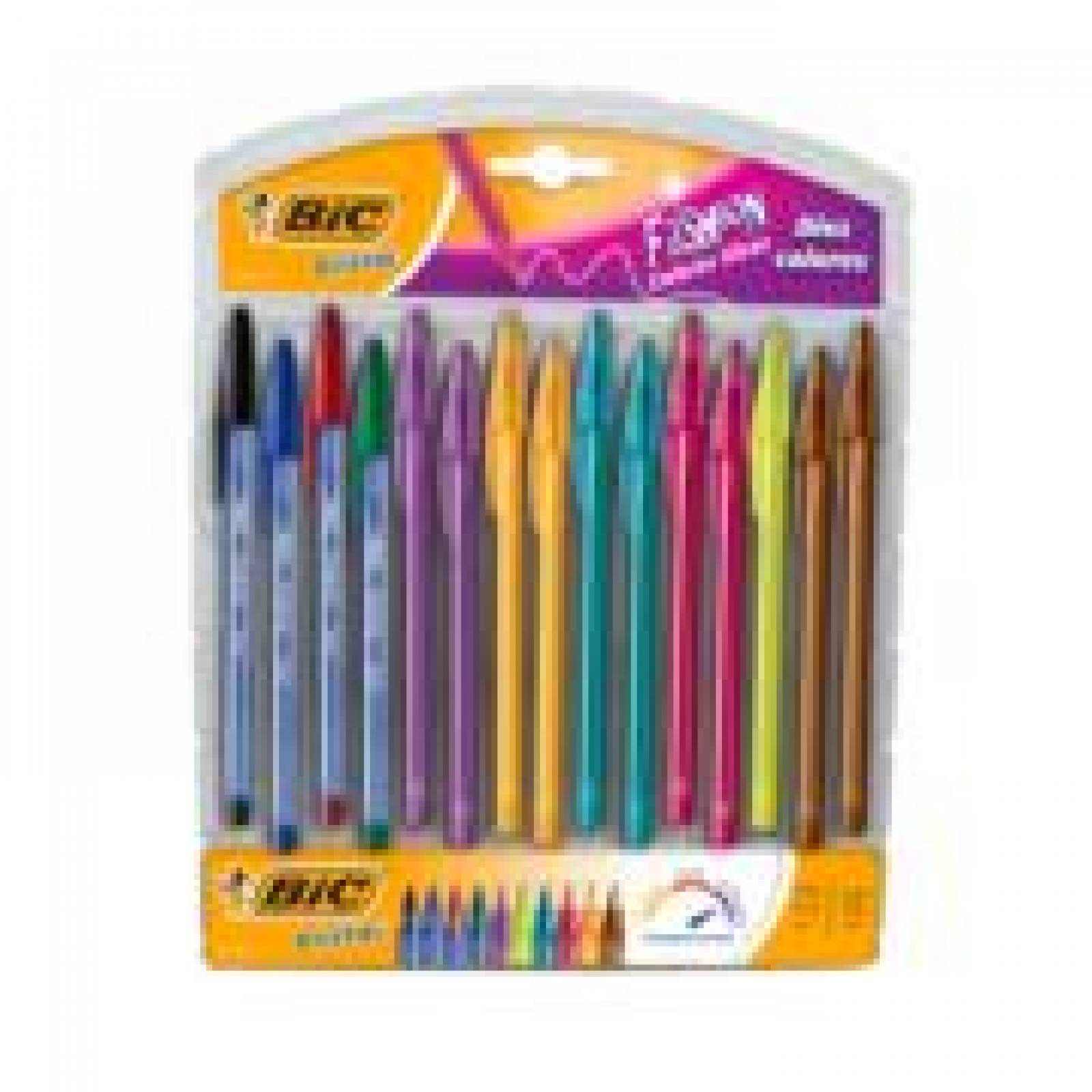 BIC BOLIGRAFO BIC CRISTAL FASHION SURTIDOS C/15 1.2MM 
