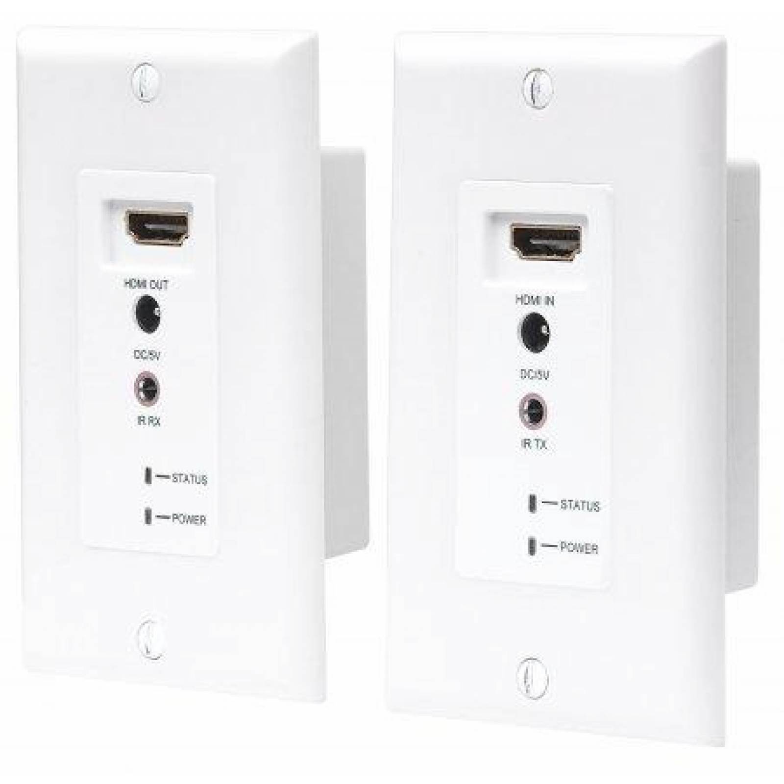 Manhattan 207607 extensor audio/video Transmisor y receptor de señales AV Blanco 