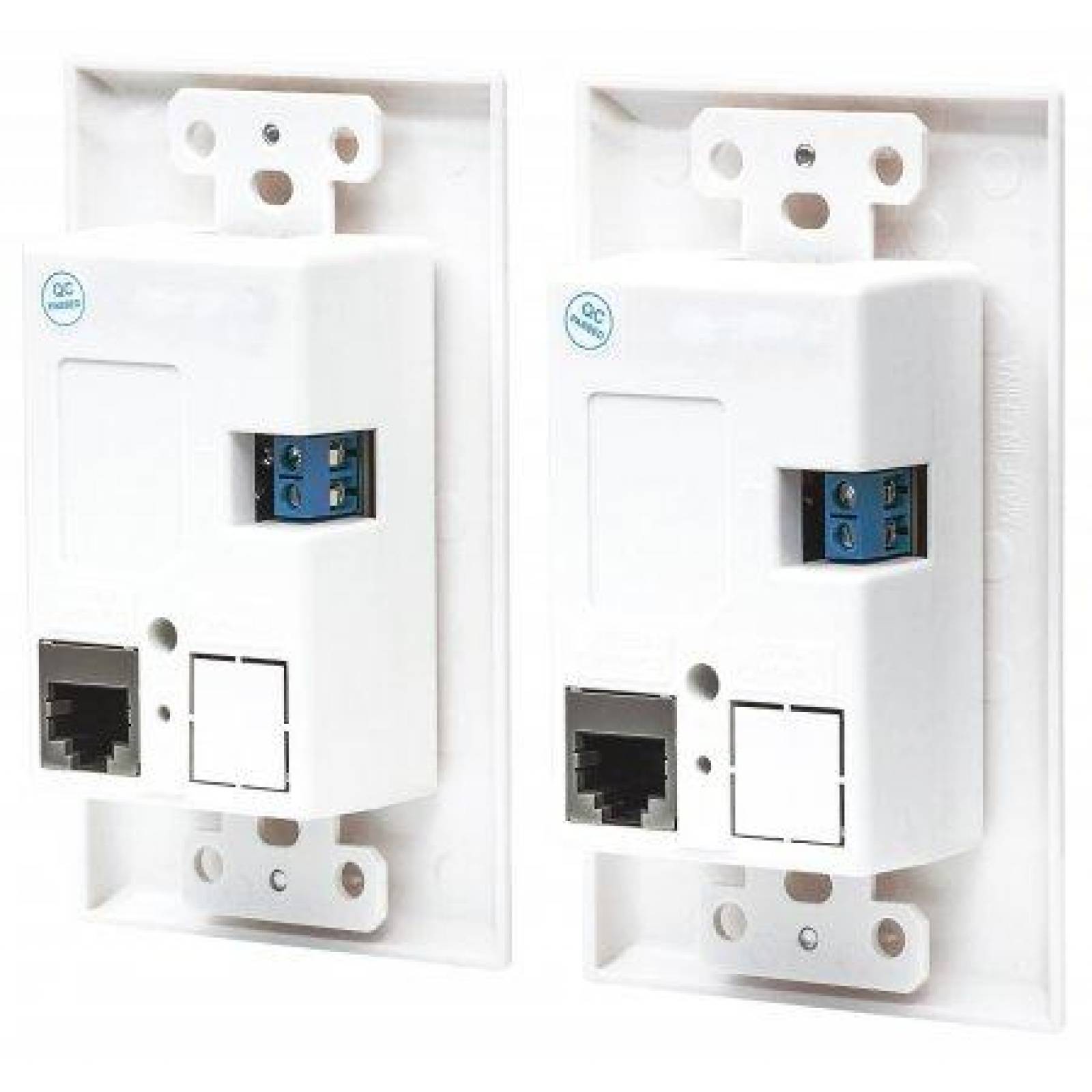 Manhattan 207607 extensor audio/video Transmisor y receptor de señales AV Blanco 