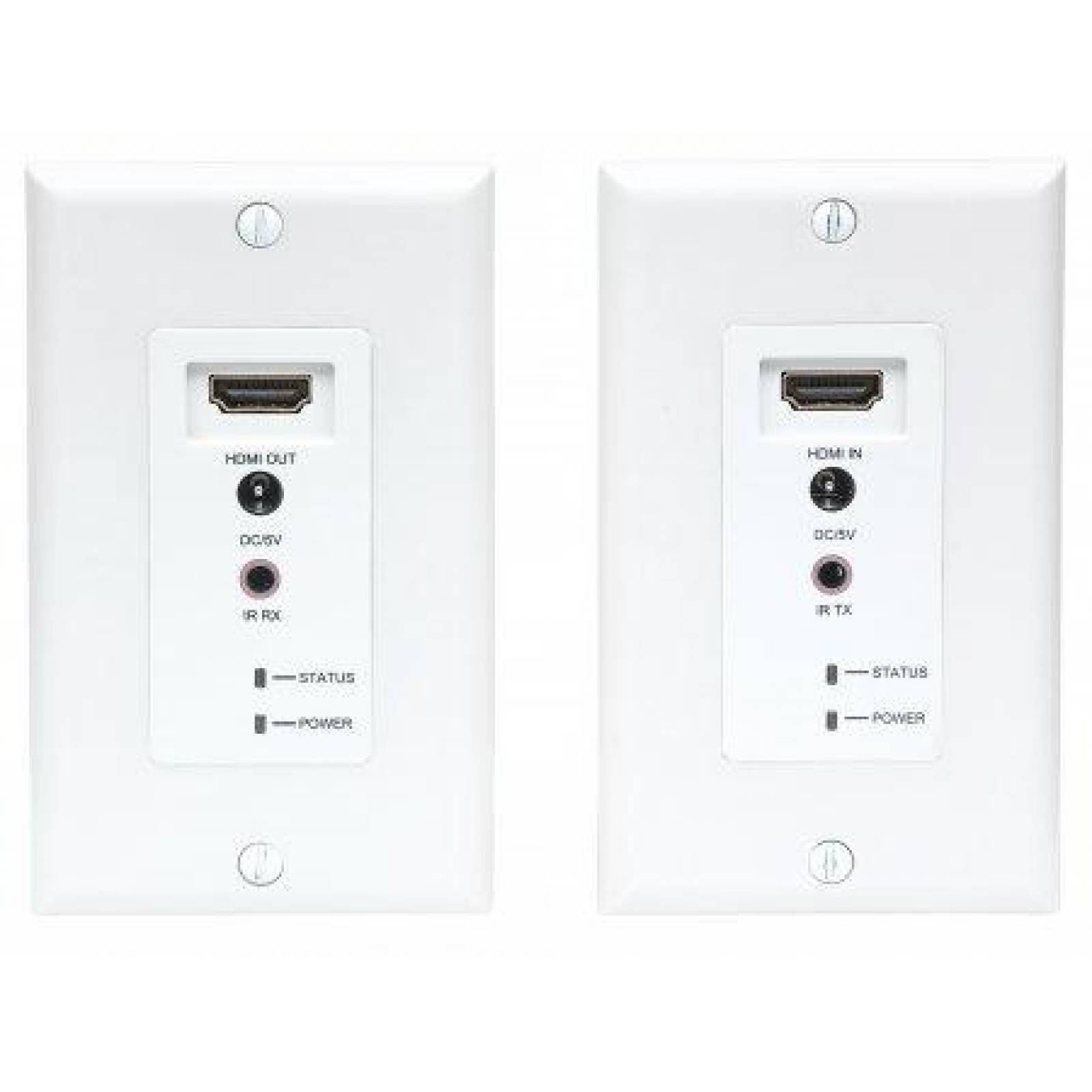 Manhattan 207607 extensor audio/video Transmisor y receptor de señales AV Blanco 