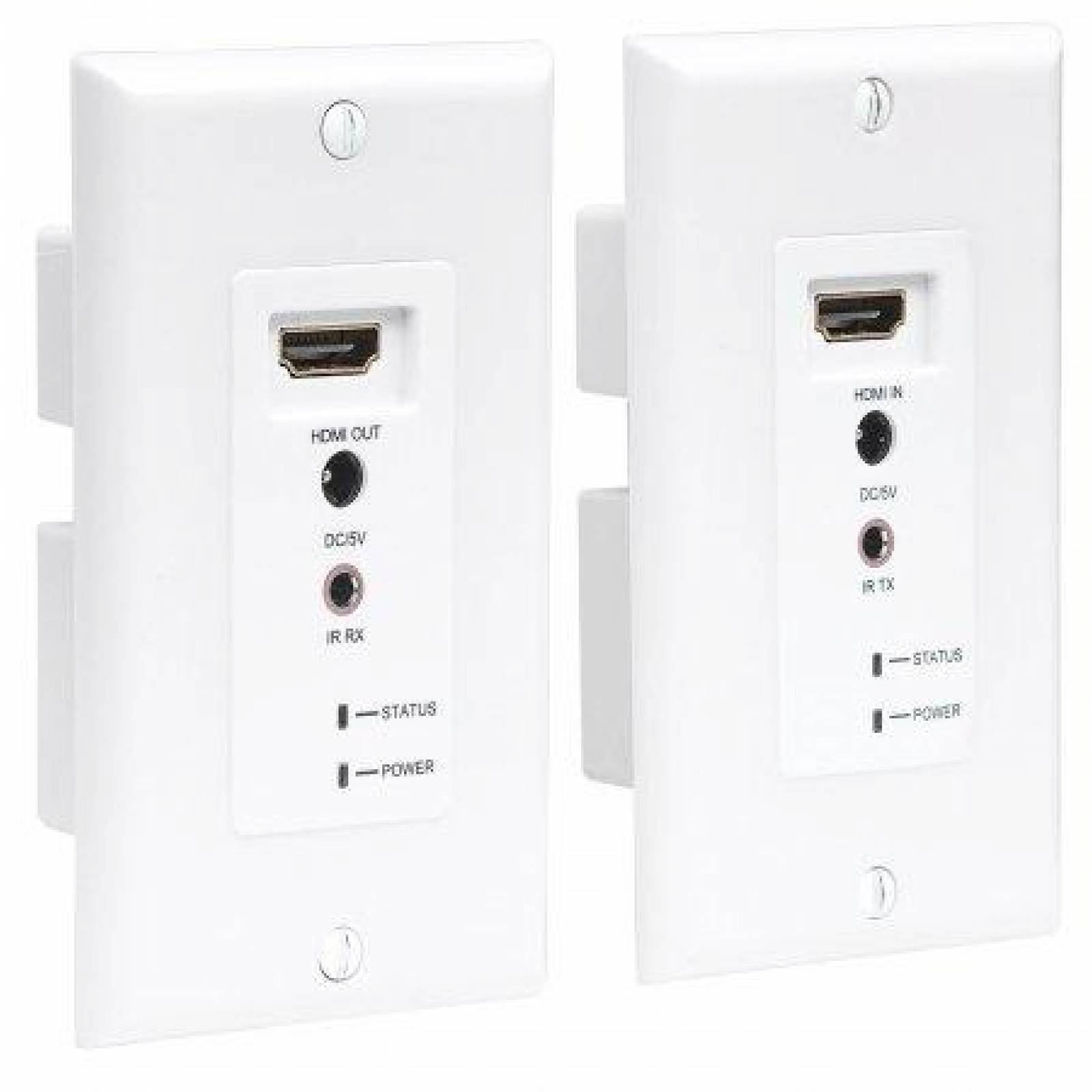 Manhattan 207607 extensor audio/video Transmisor y receptor de señales AV Blanco 