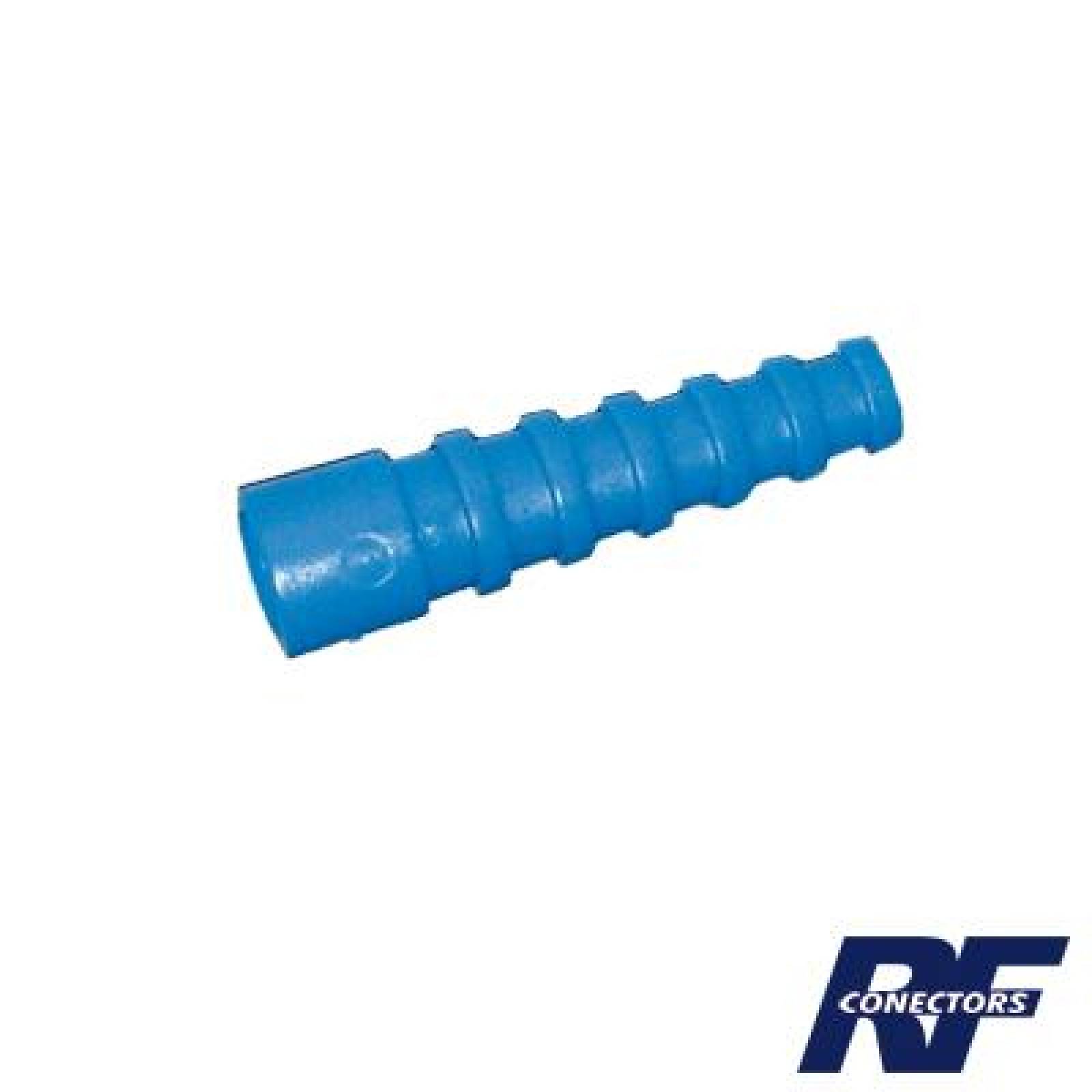 RF Industries Soporte Azúl de Alivio a Tensión en Conectores y Cables tipo RG-58/U, RG-142/U, LMR-19