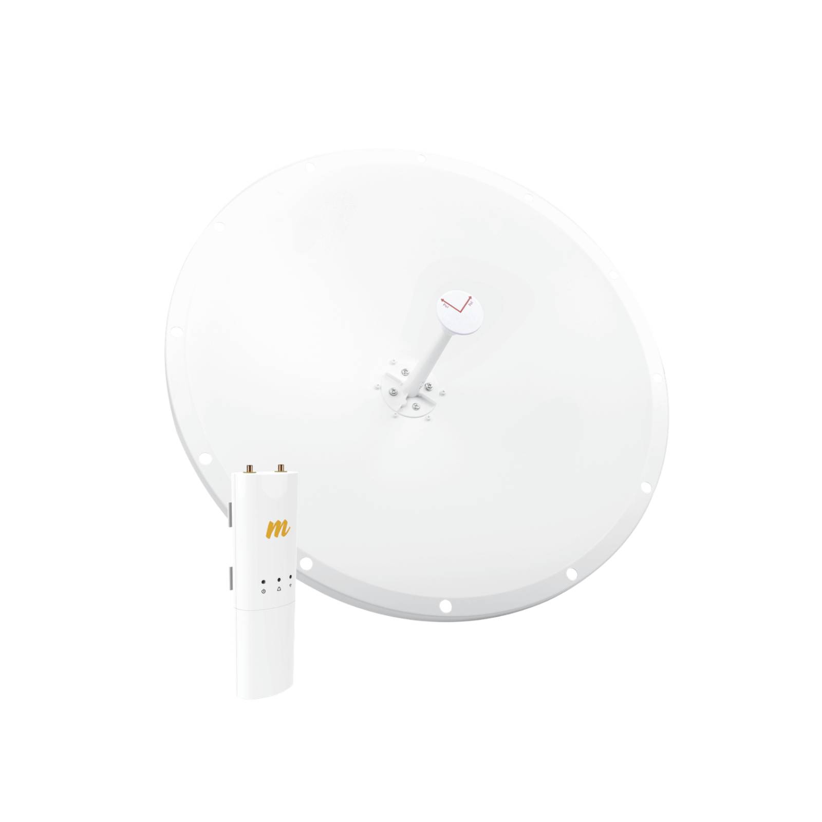 Mimosa Networks Kit de radio C5C con Antena de 28dBi, Frecuencia (4.9-6.5 GHz), para hasta 20 km, Ra