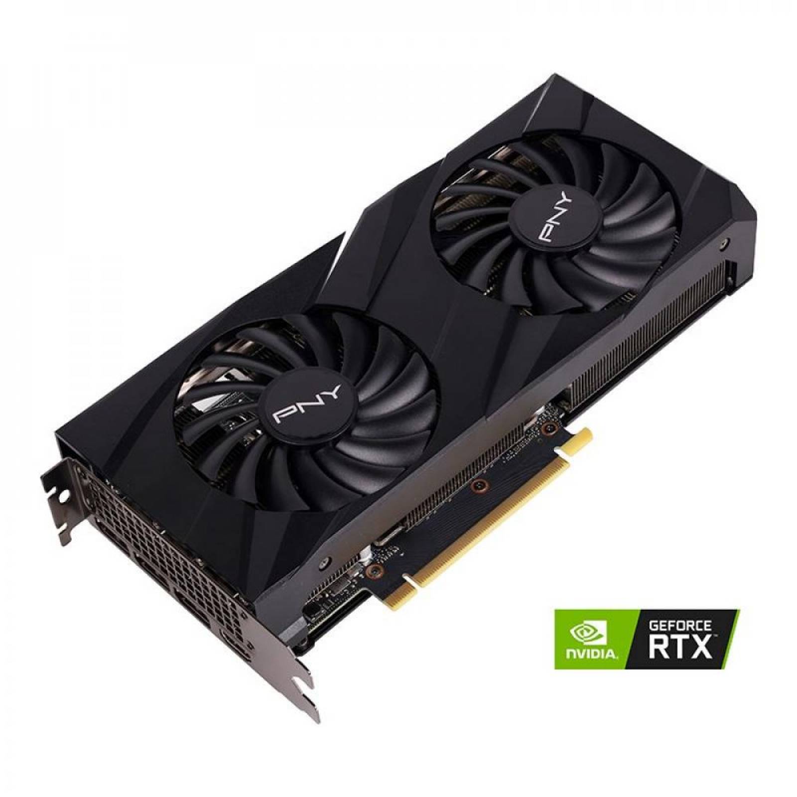 Tarjeta Video PNY NVIDIA GeForce RTX3060 12GB 2 ventiladores
