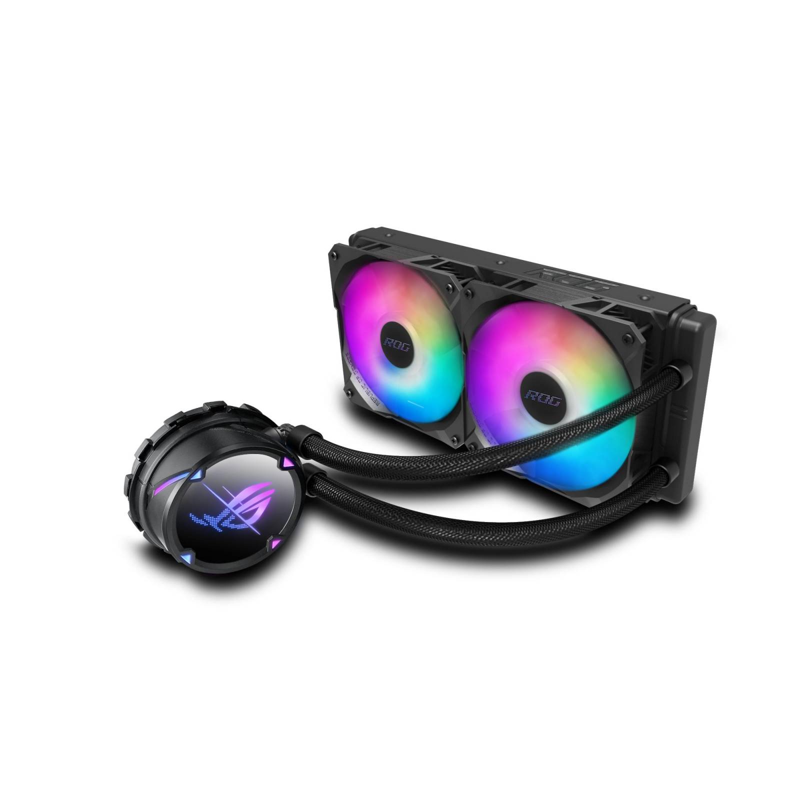 VENTILADOR CPU ASUS ROG STRIX LC II 240 ARGB AURA SYNC RGB,2 FANS
