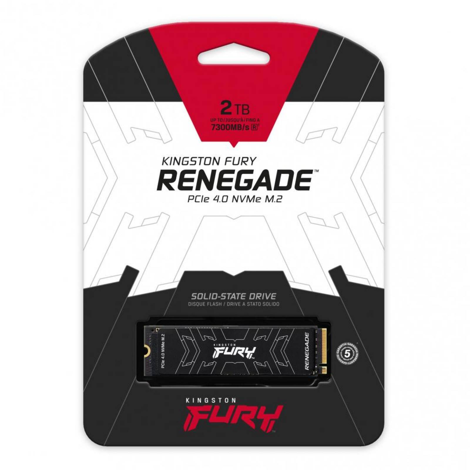 SSD Kingston FURY Renegade NVMe, 2TB PCI Express 4.0 M.2 SFYRD2000G