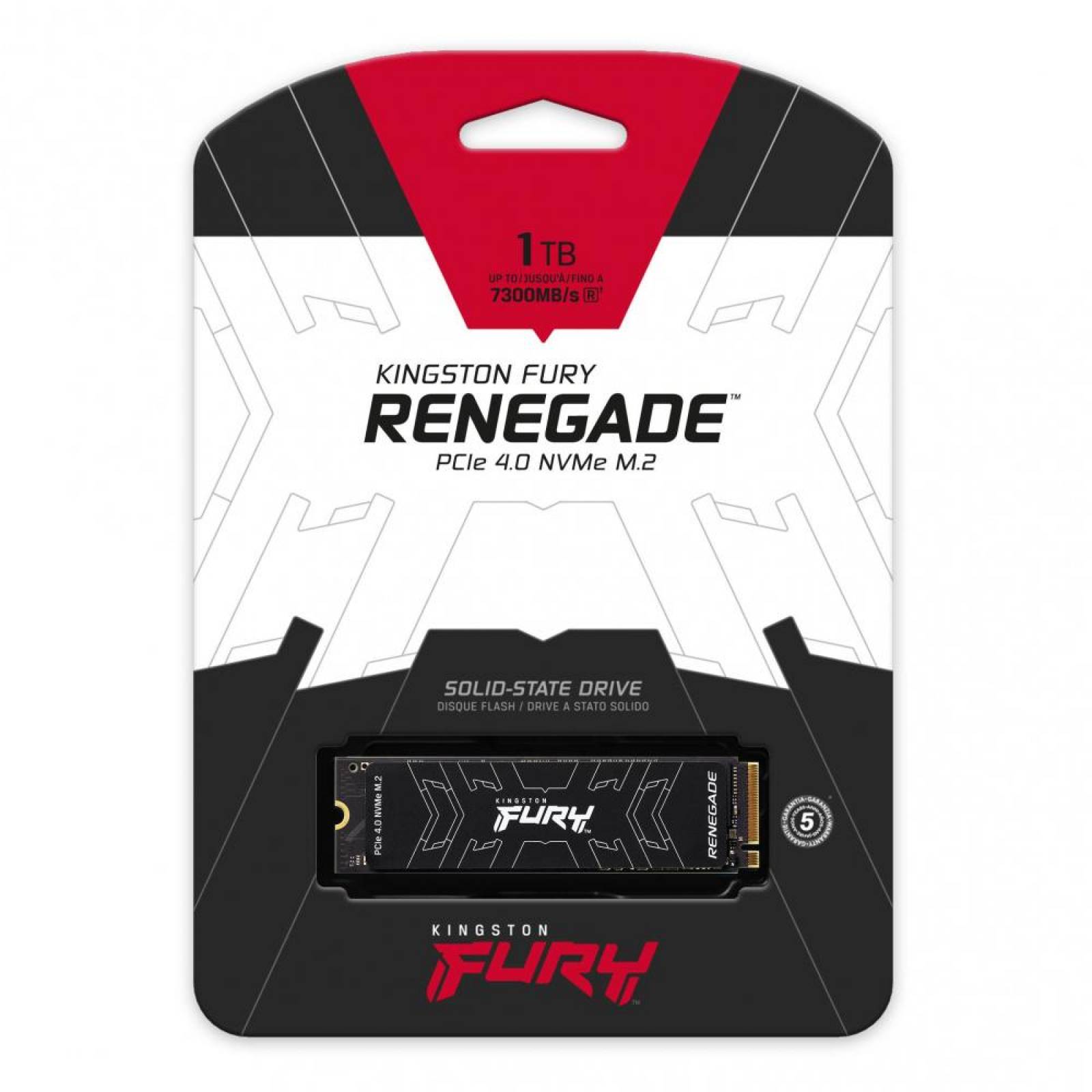 SSD Kingston FURY Renegade NVMe 1TB, PCI 4.0 M.2 SFYRS1000G