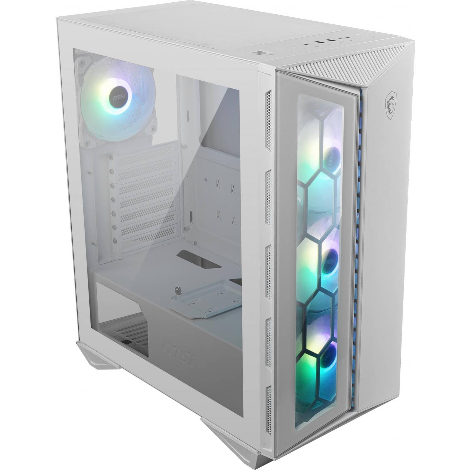 Gabinete MSI MPG GUNGNIR 110R Con Ventana ARGB, Midi-Tower Sin Fuente