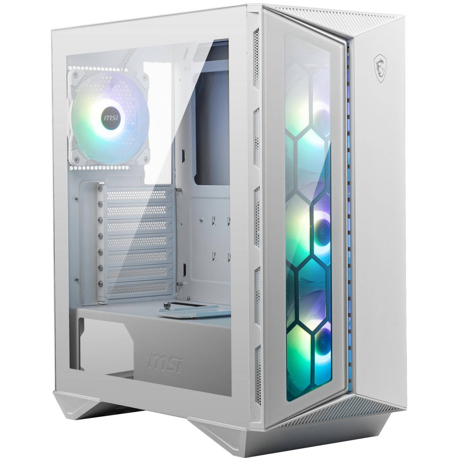 Gabinete MSI MPG GUNGNIR 110R Con Ventana ARGB, Midi-Tower Sin Fuente