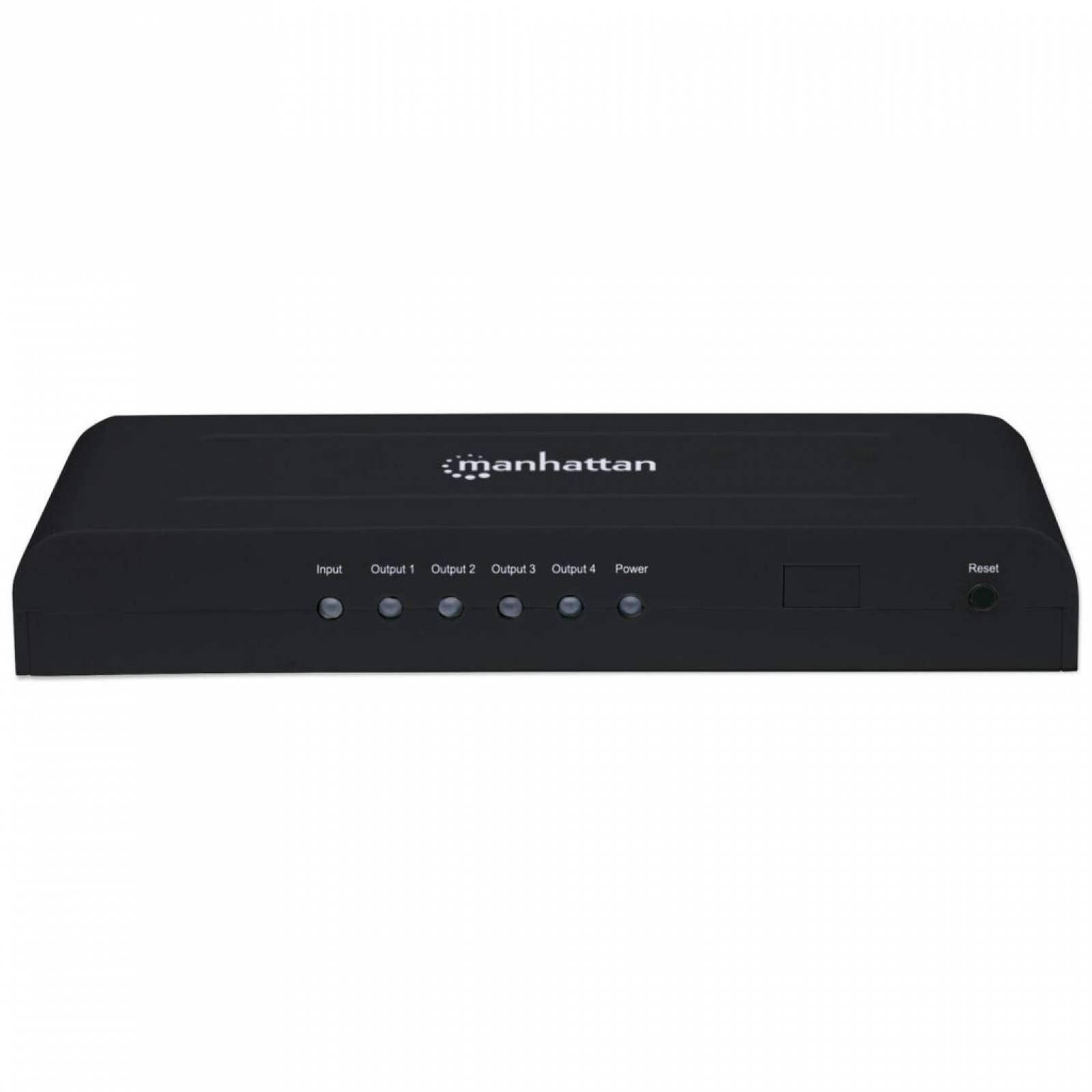 Manhattan Divisor De Video HDMI, 4 Puertos, Negro