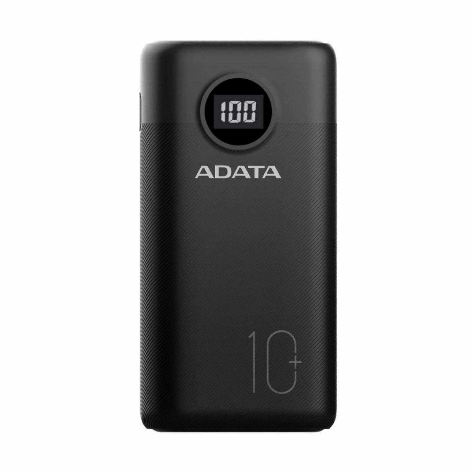 Cargador Portátil Adata P10000QCD, 10.000mAh, Negro