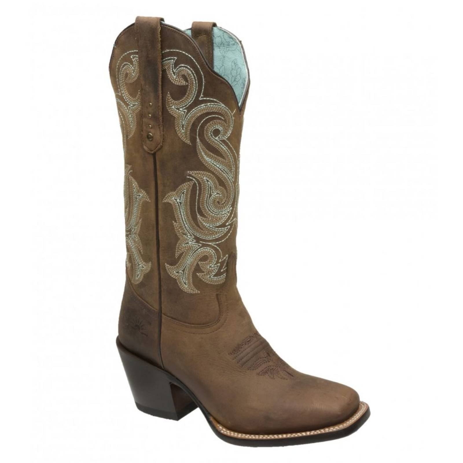 botas vaqueras tacon cubano para mujer