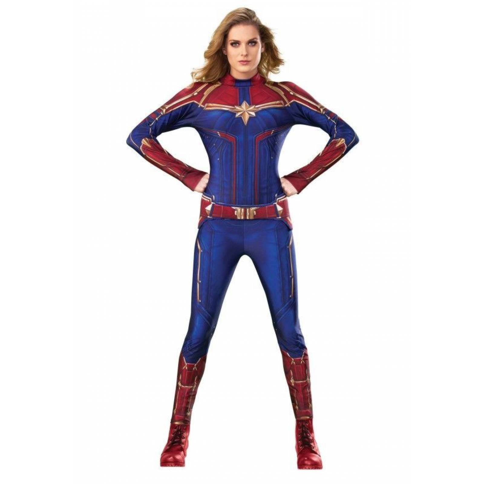 Disfraz de Capitán Marvel para Adulto talla Extra Chica Rubie´s Costume