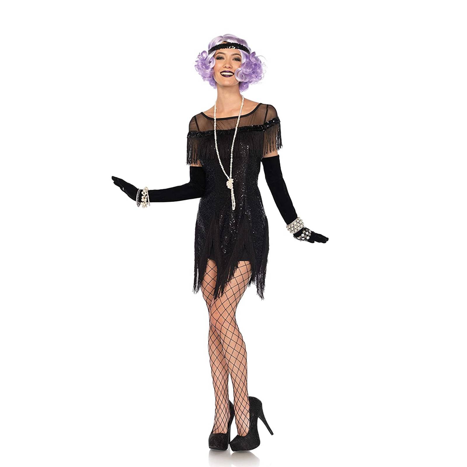 Disfraz Gatsby Flapper para Adulto talla Grande Leg Avenue